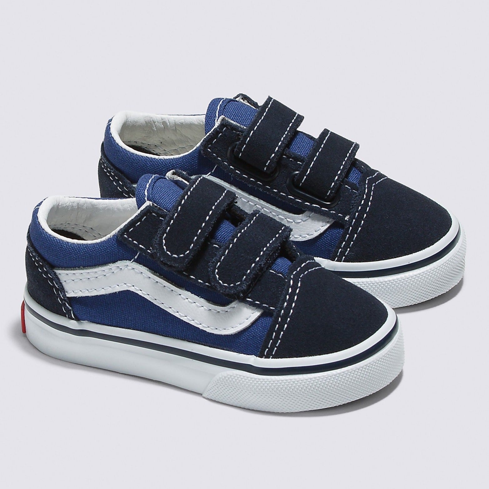 Vans Toddler Old Skool V Skateboard Shoe Navy