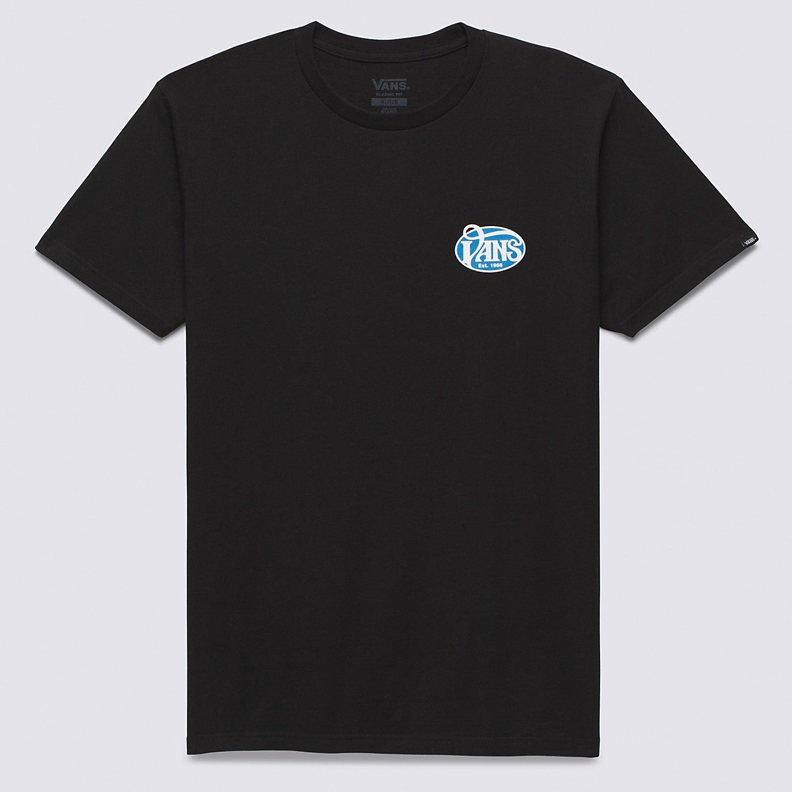 Black Oval Script Vans T-Shirt