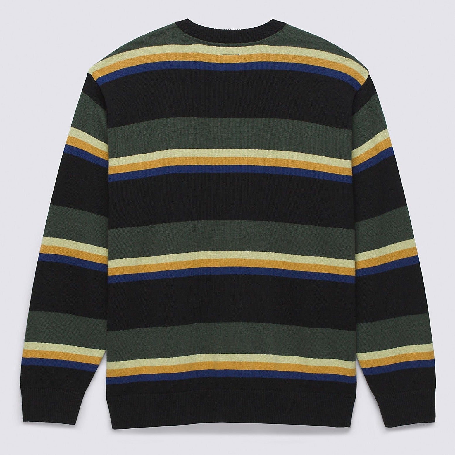 Black/Deep Forest Tacuba Stripe Vans Sweater Back