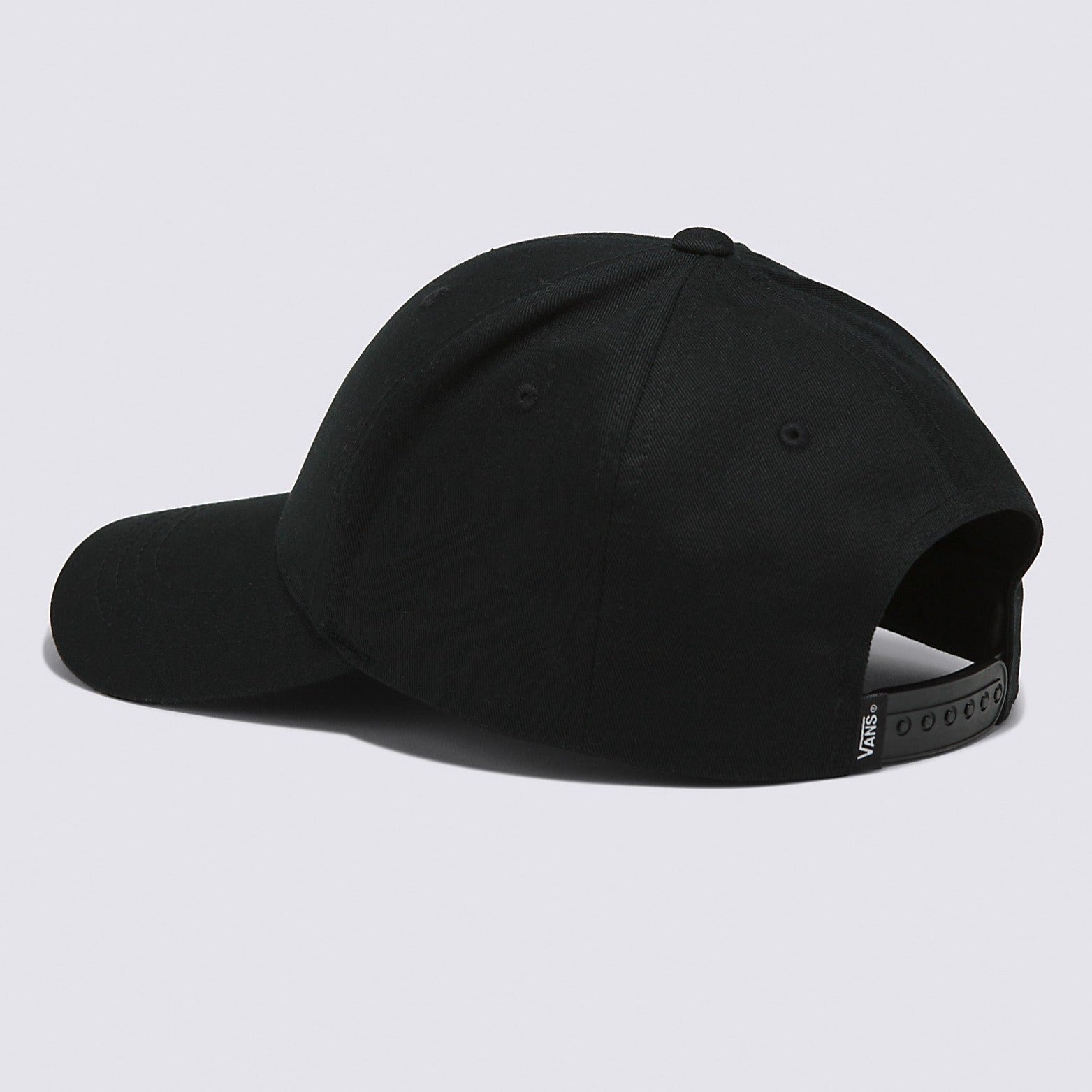 Black Fresh Script Vans Hat Back