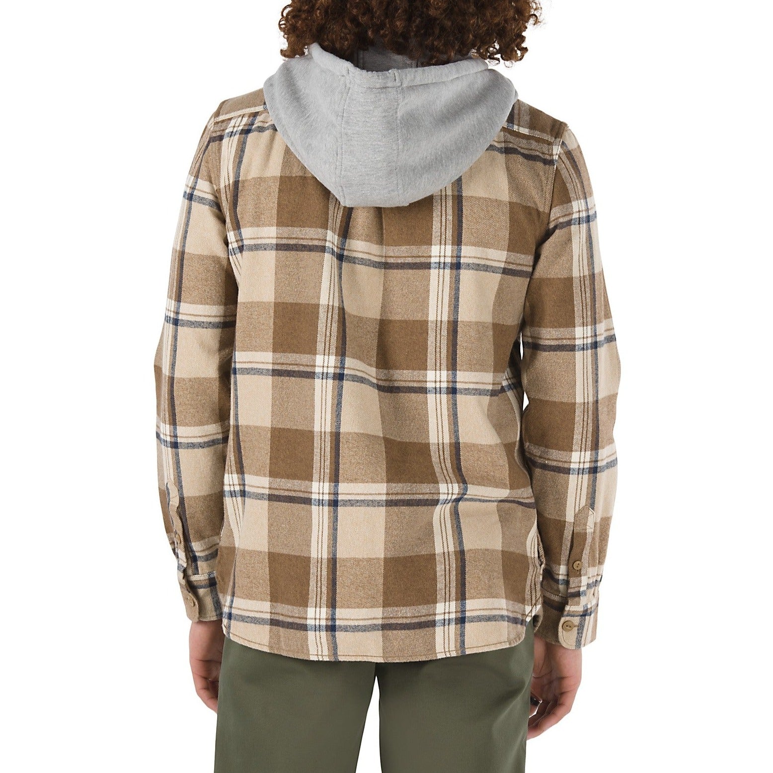 Dirt lopes Hooded Flannel Vans Shirt Back