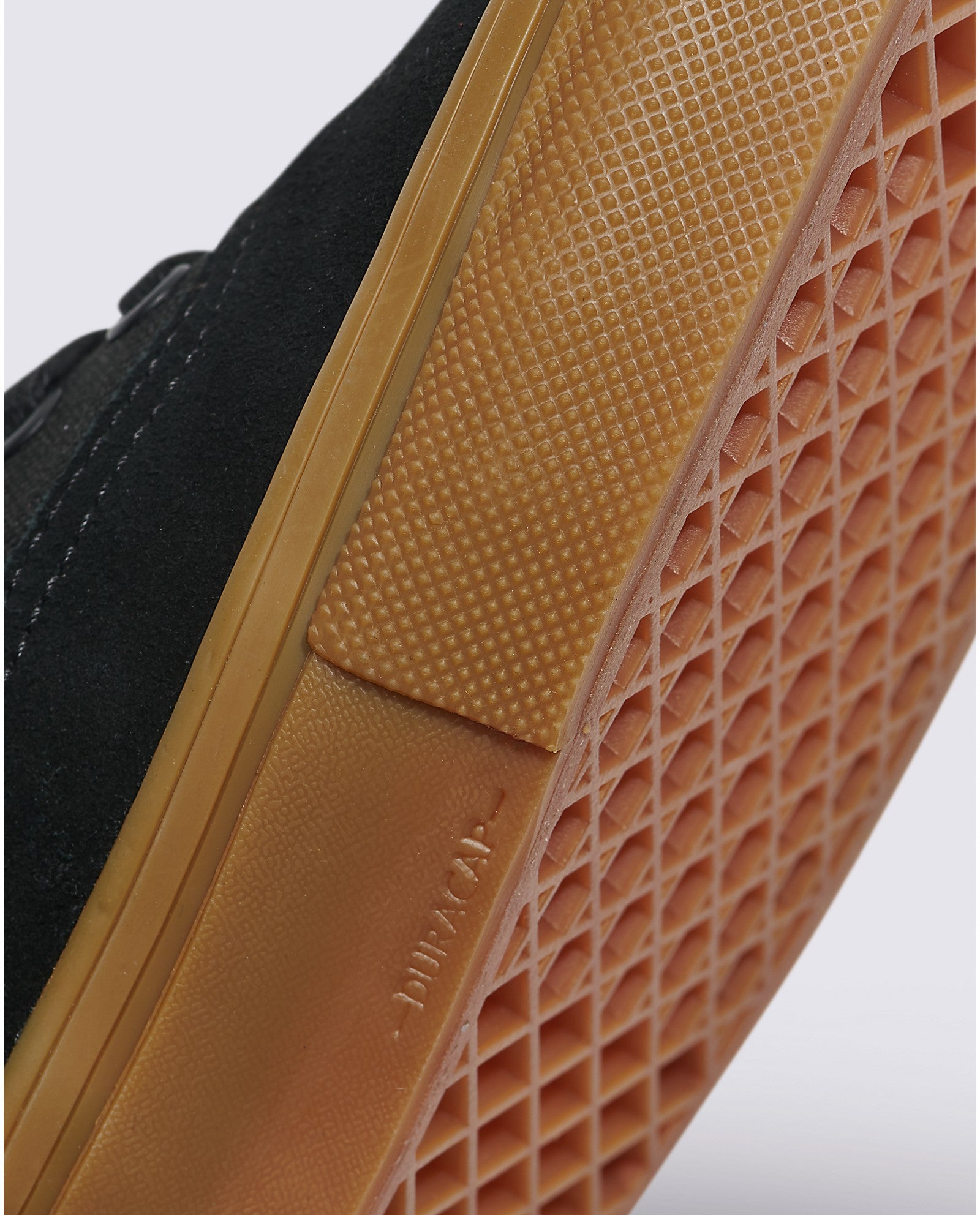 Black/Gum Vans Skate Authentic Skate Shoe Detail