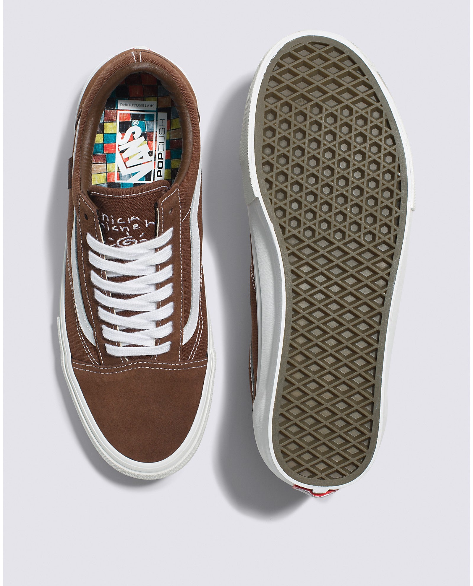 Nick Michel Vans Skate Old Skool Skateboard Shoe Top/Bottom