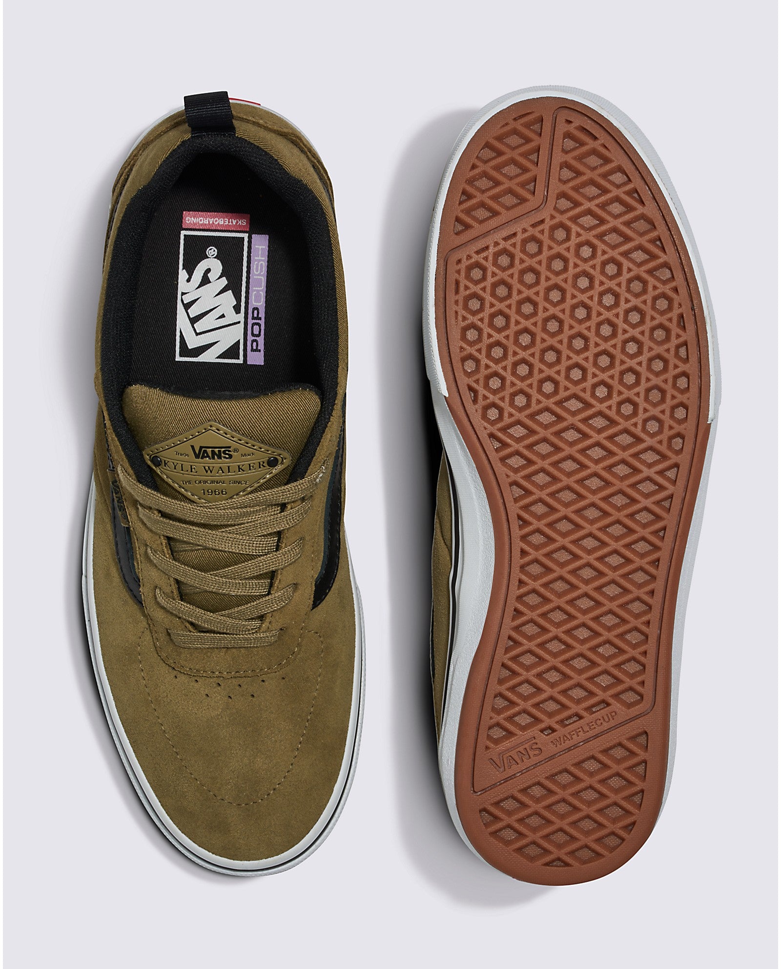 Gothic Olive Kyle Walker Vans Pro Skate Shoe Top/Bottom