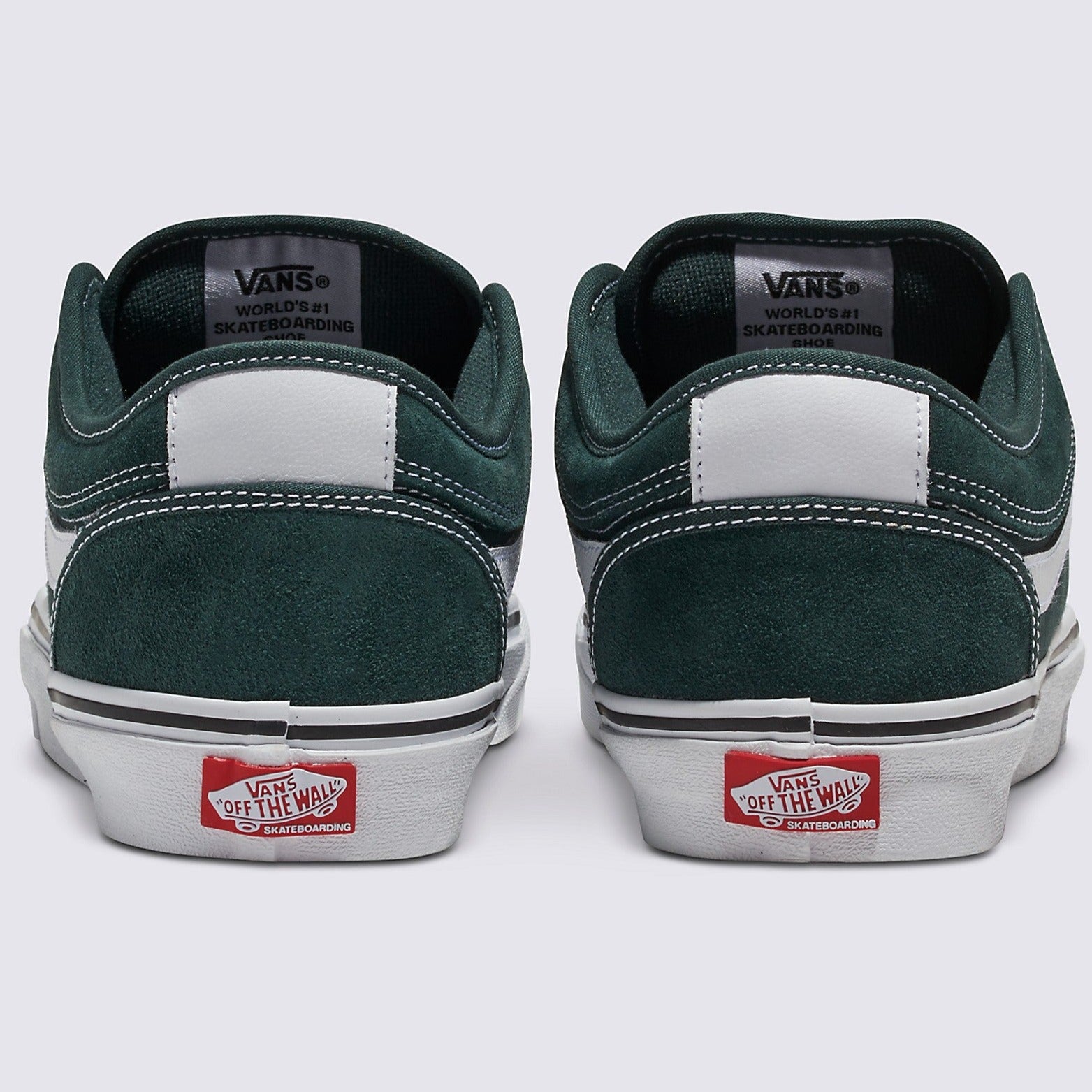 Green Gables Chukka Low Sidestripe Vans Skate Shoe Back