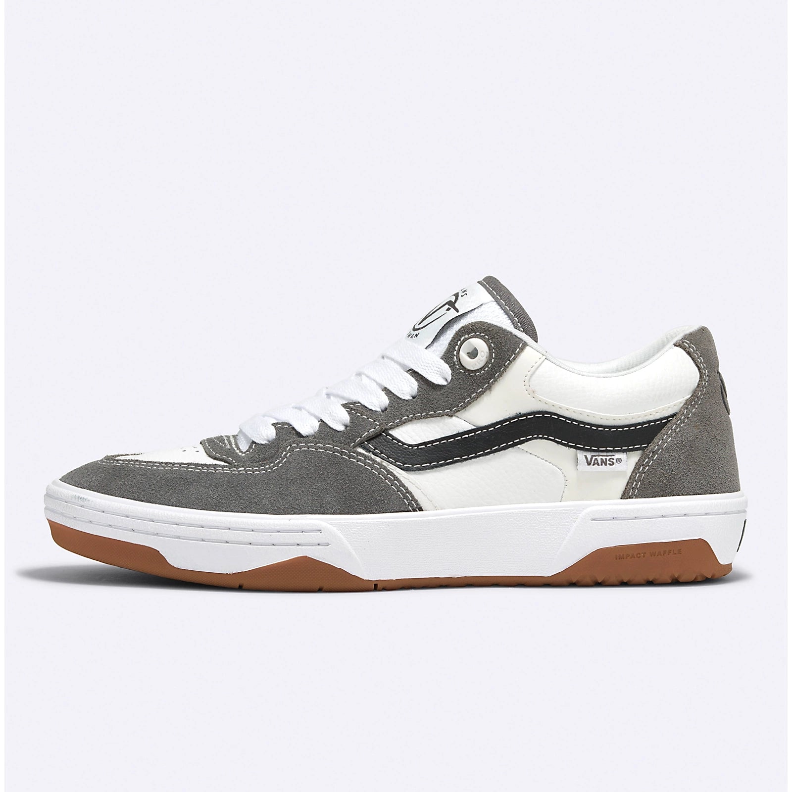 Vans Rowan 2 Skateboard Shoe - Grey/White Vans Rowan 2 Skateboard Shoe - Grey/White