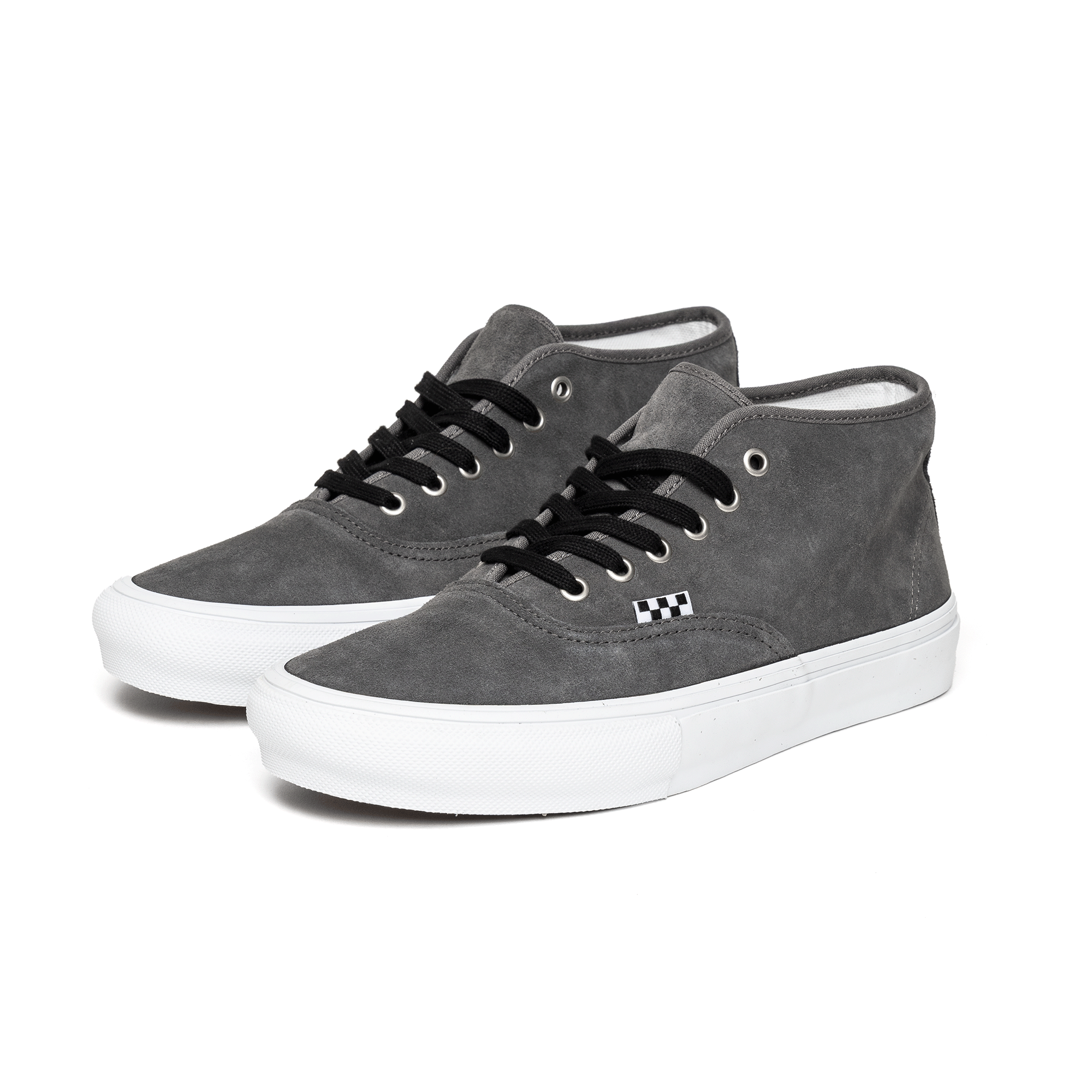 Vans Skate Authentic Mid Skateboard Shoe - Pewter