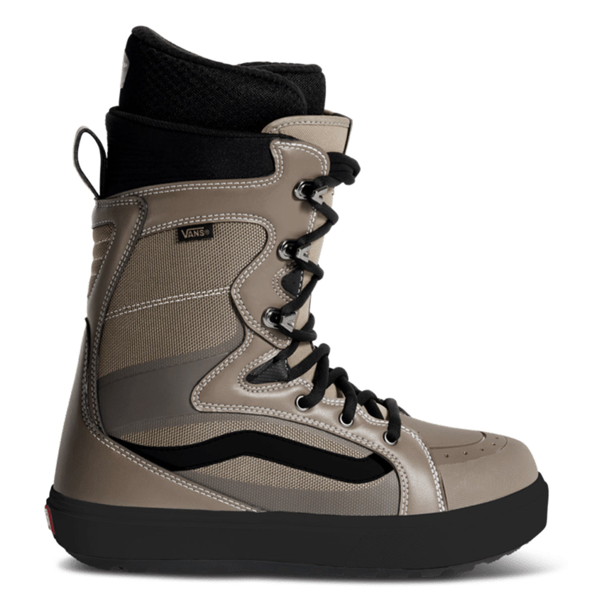 Brown and black Vans Super Standard snowboard boot