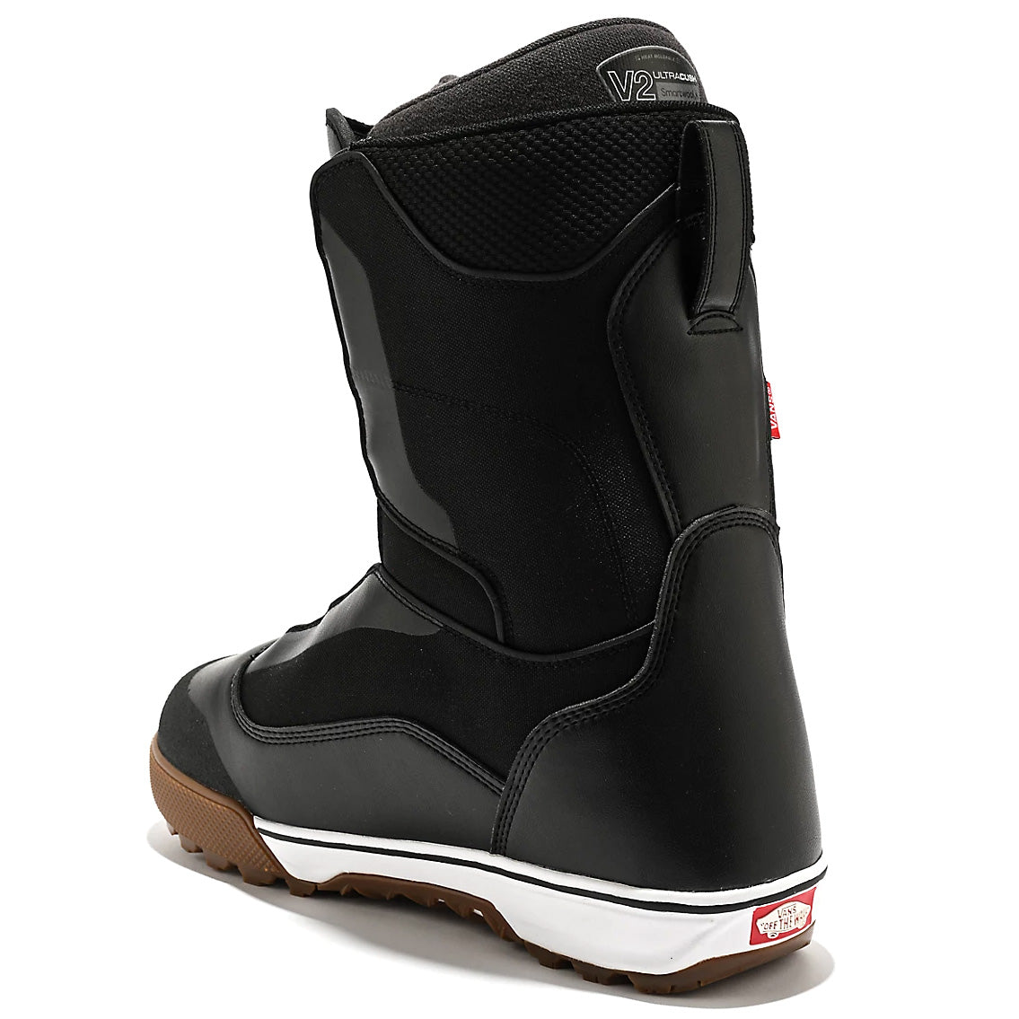 Black White Gum Vans Aura Pro back view