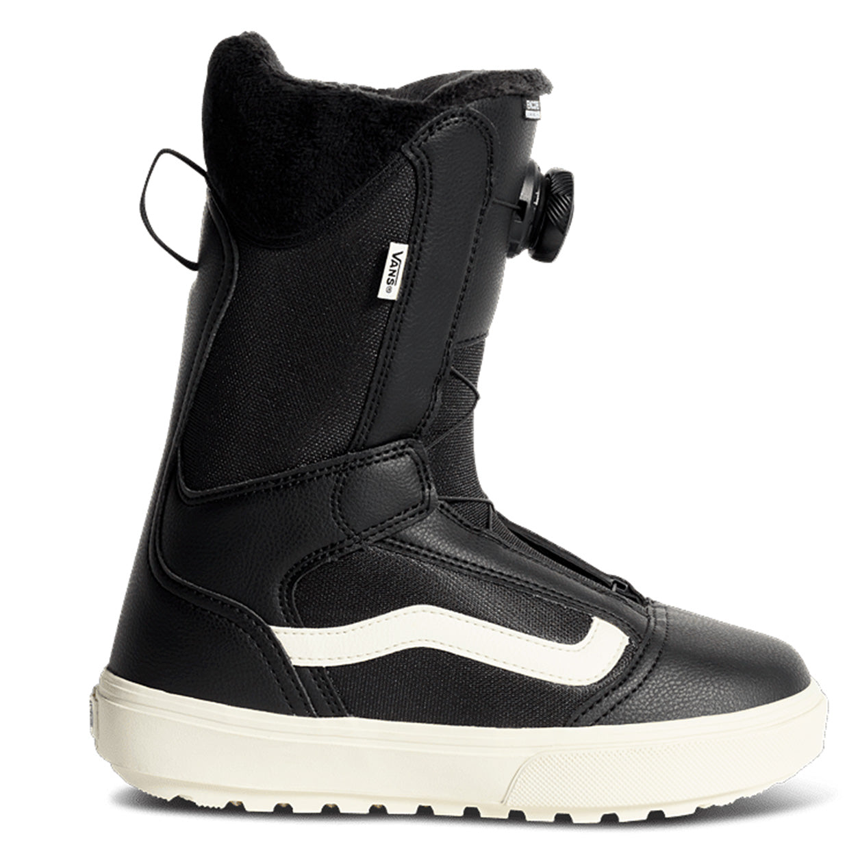 Black/Marshmellow Vans Encore Linerless womens snowboard boot with boa