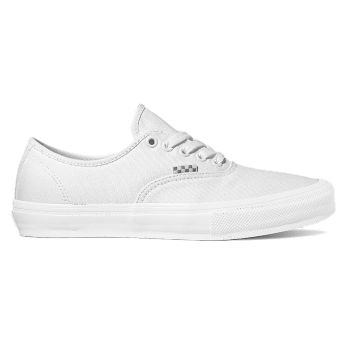 White Vans Skateboarding Authentic