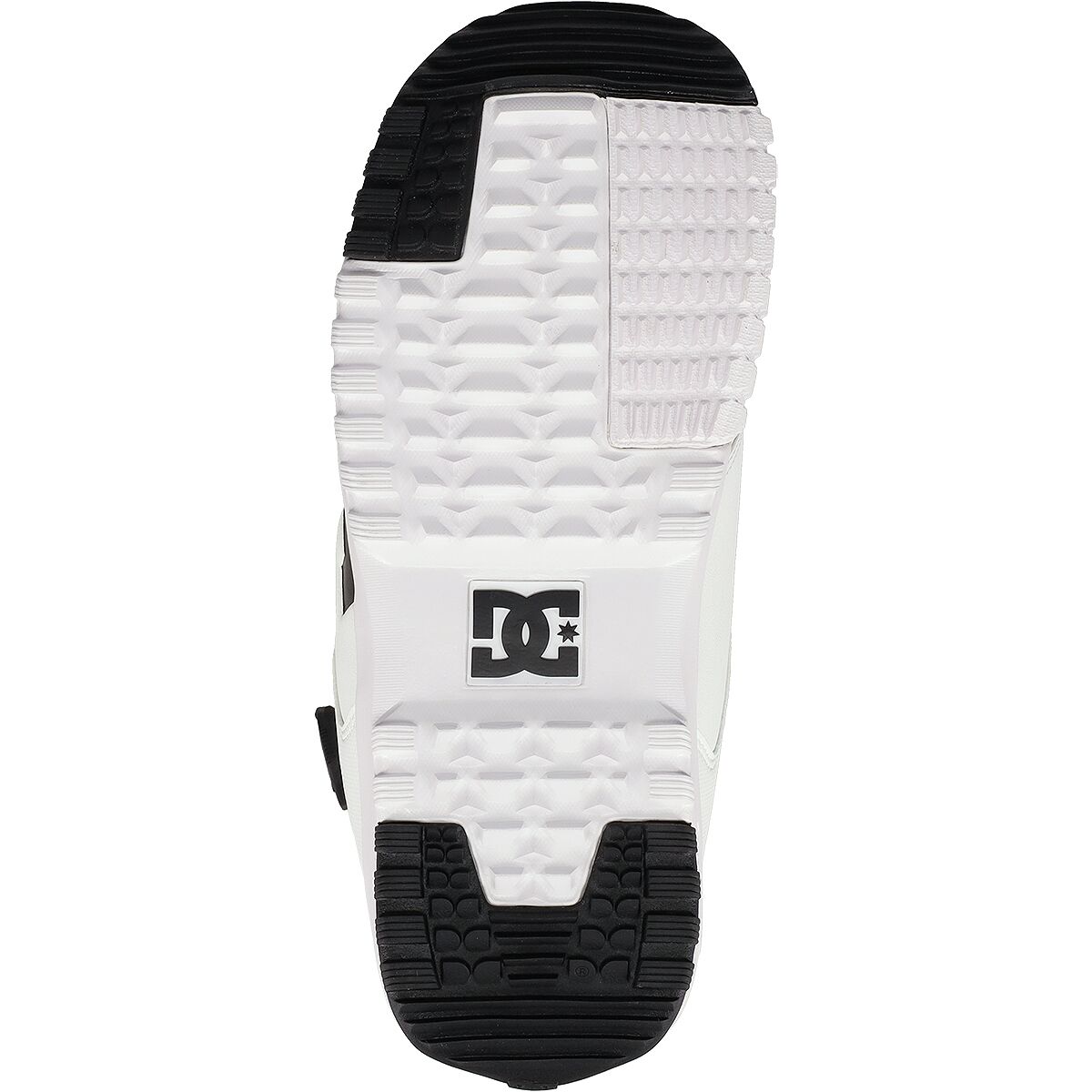 White/Black 2026 Control DC Snowboard Boots Bottom