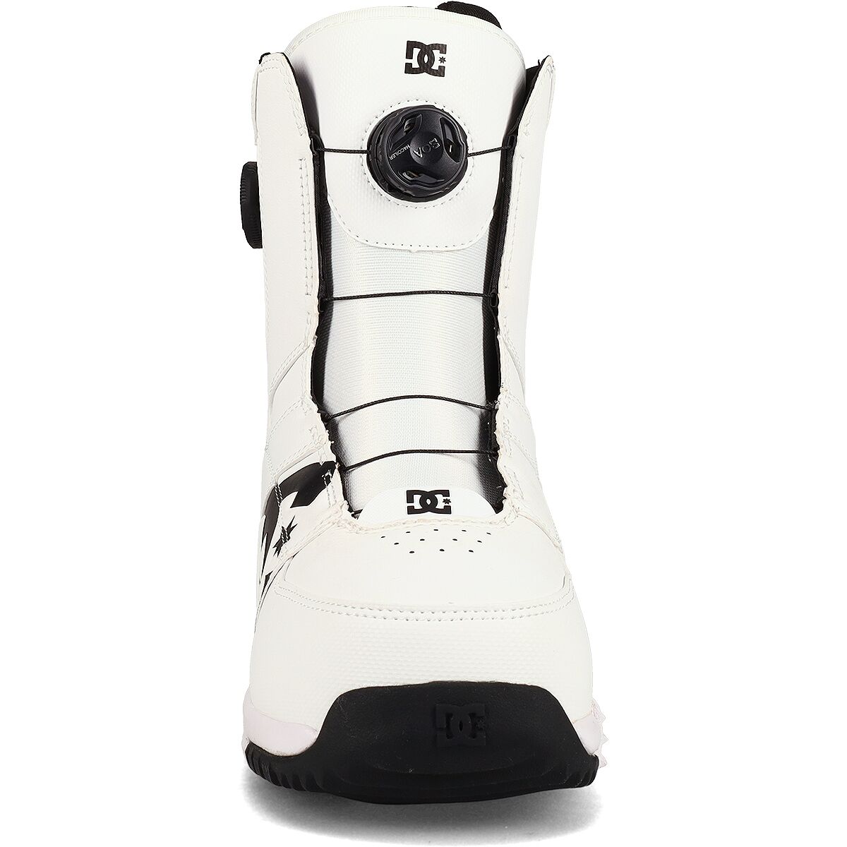 White/Black 2026 Control DC Snowboard Boots Front