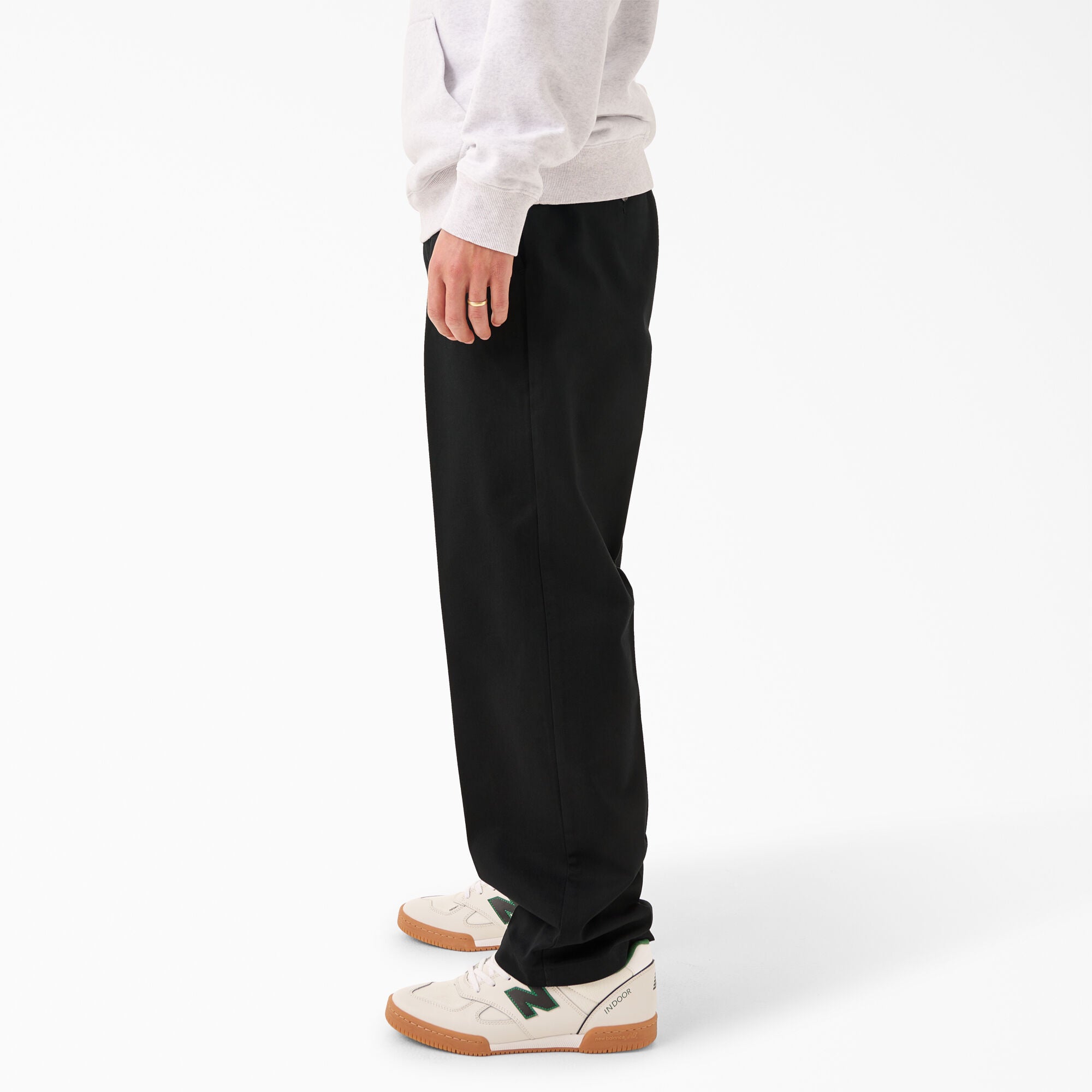 Tom Knox Black Dickies Work Pants Side