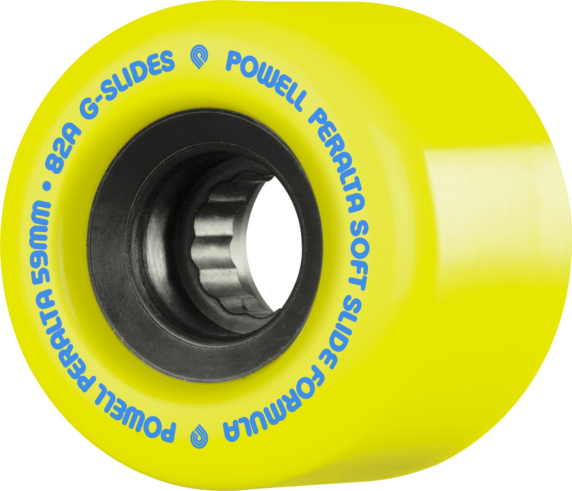 Powell Peralta 82a G-Slides Skateboard Wheels - Yellow