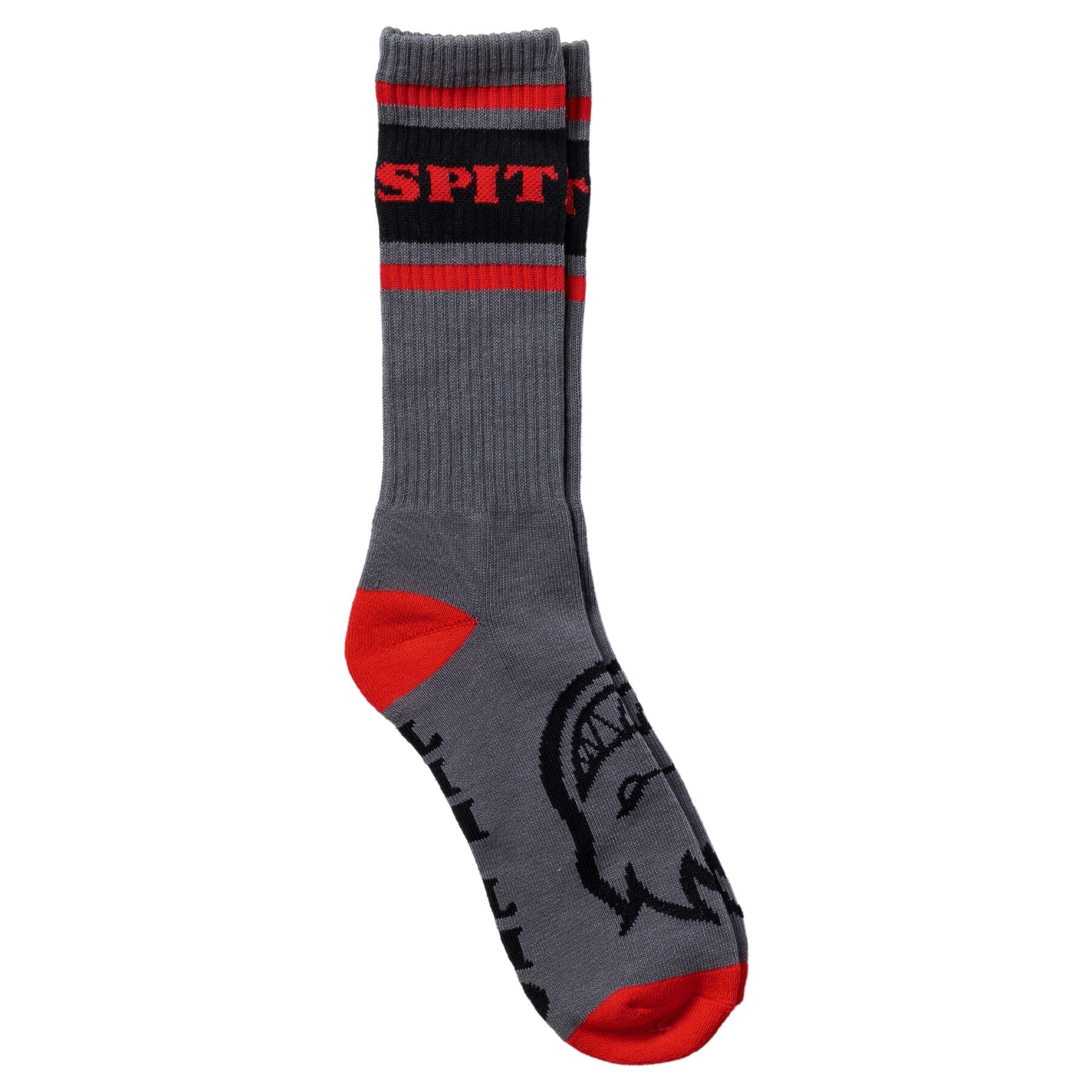 Spitfire Classic 87' Bighead Socks - Charcoal/Red/Black
