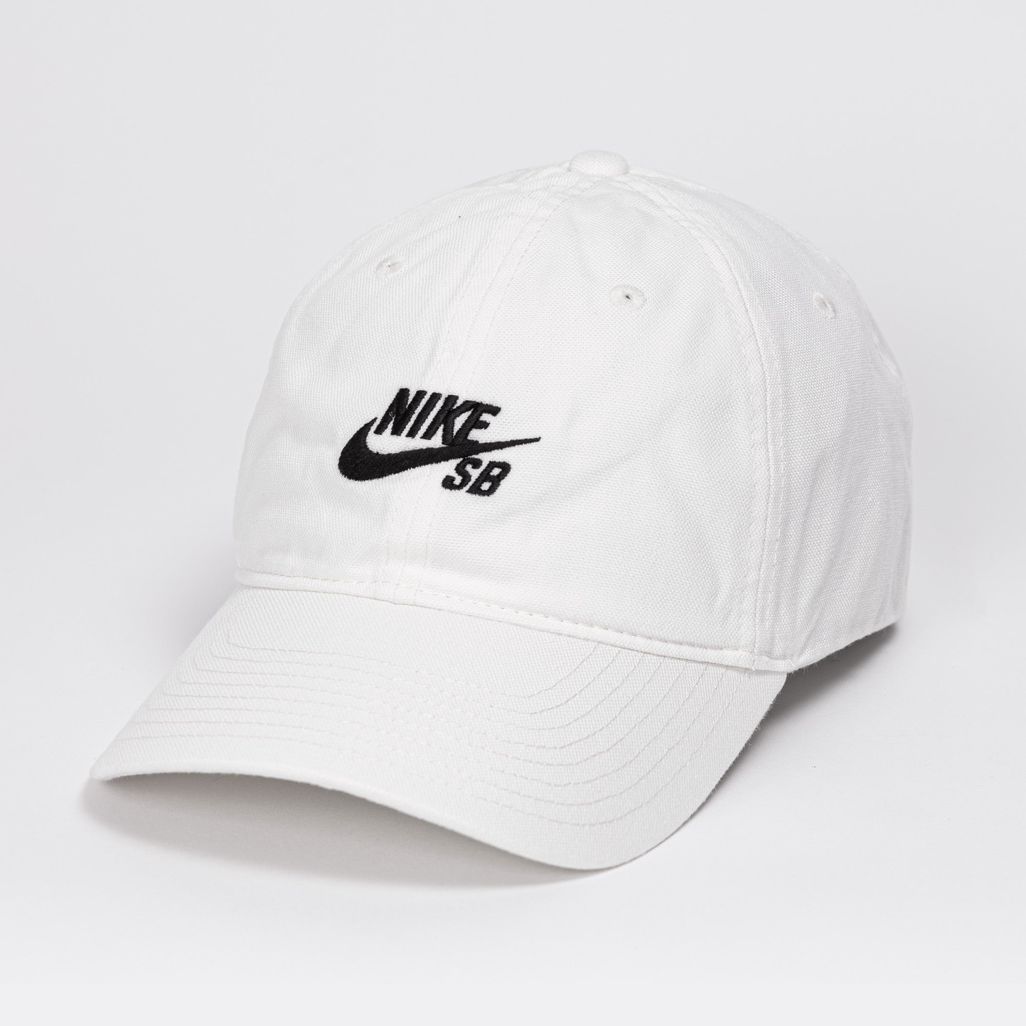 White Nike SB Club Dad Hat