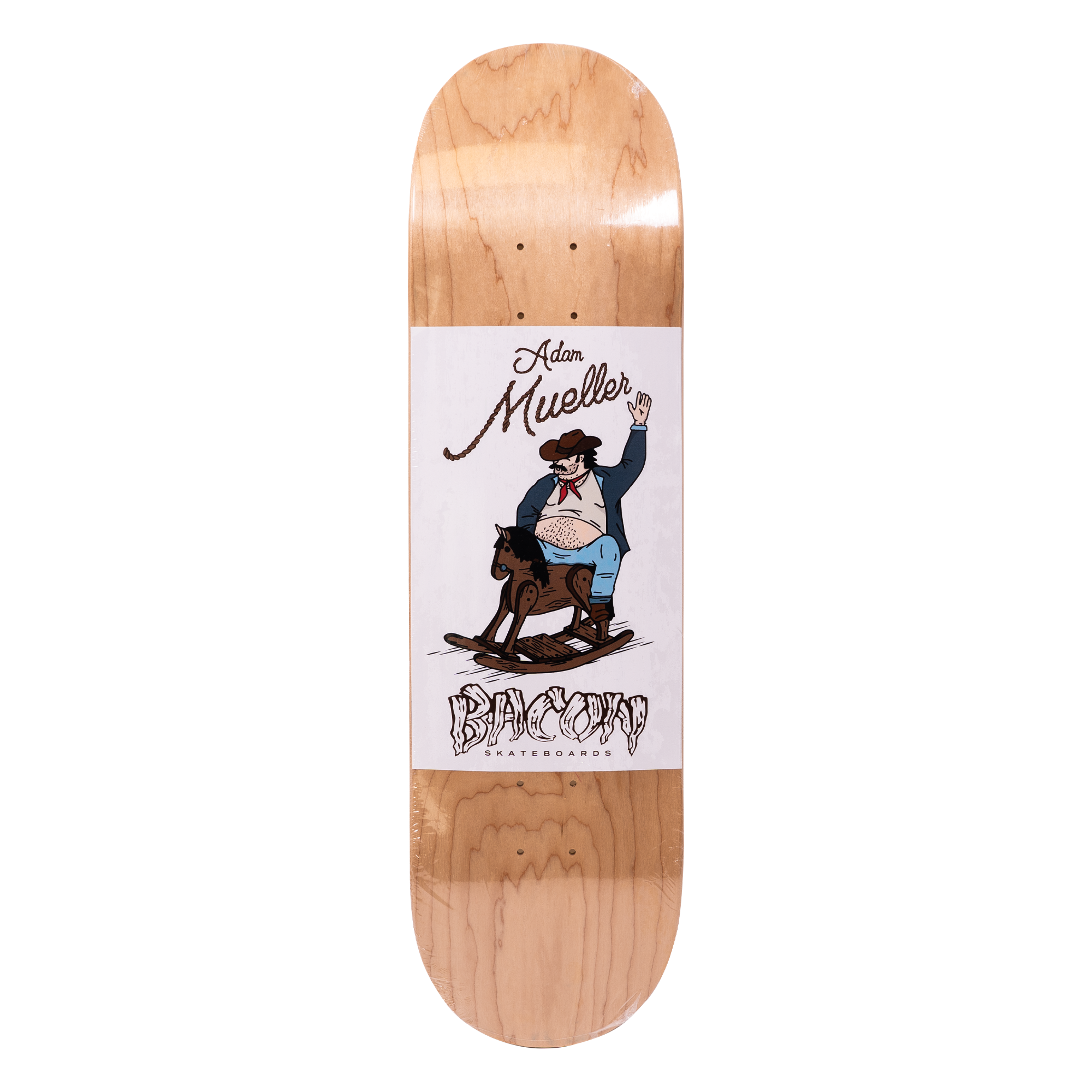 Adam Mueller Pro Bacon Skateboard Deck