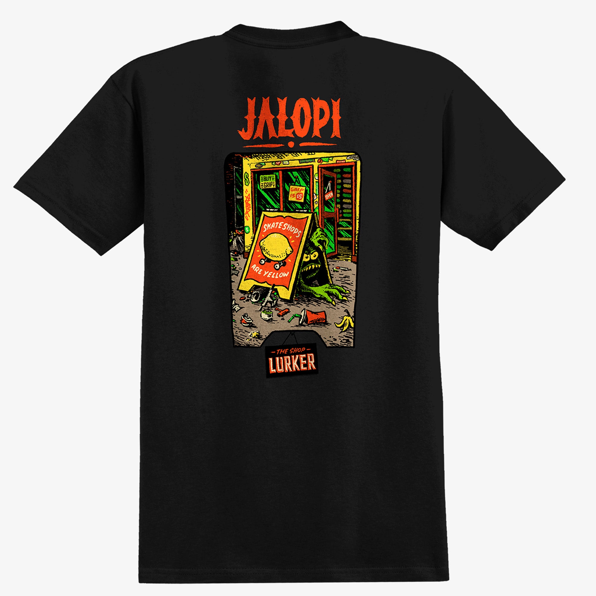 AntiHero Jalopi Premium Print Shoplurker Tee - Black