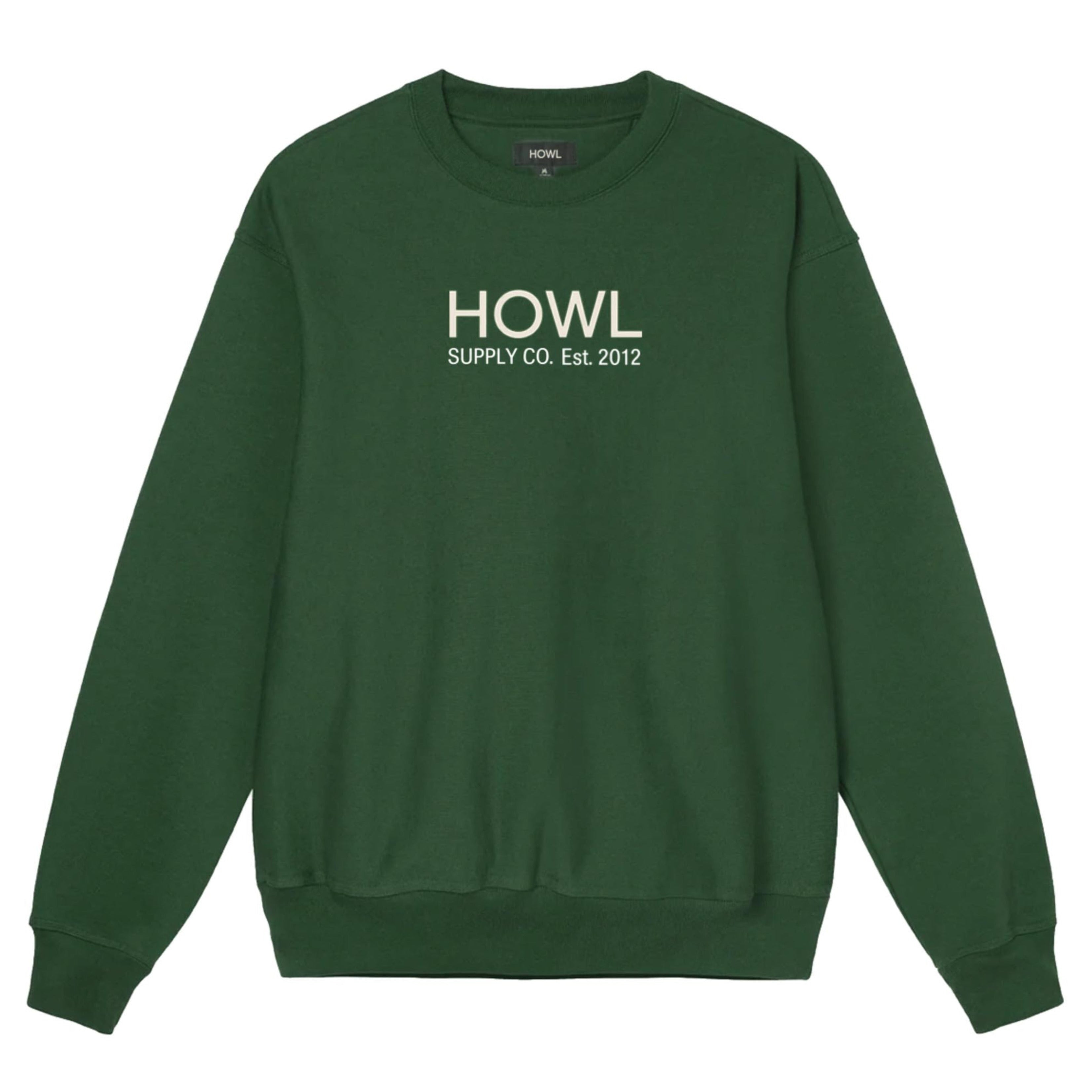 Green Howl Logo Crew