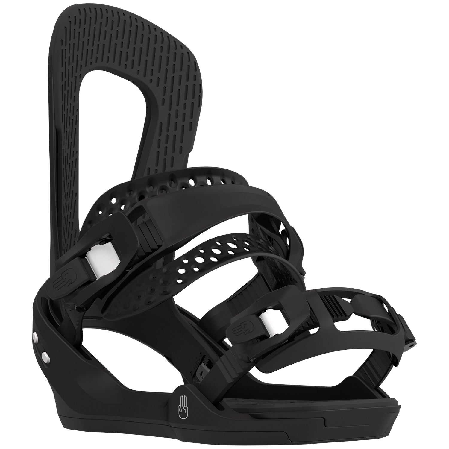 2024 Black E-Stroyer Bataleon Snowboard Bindings Front