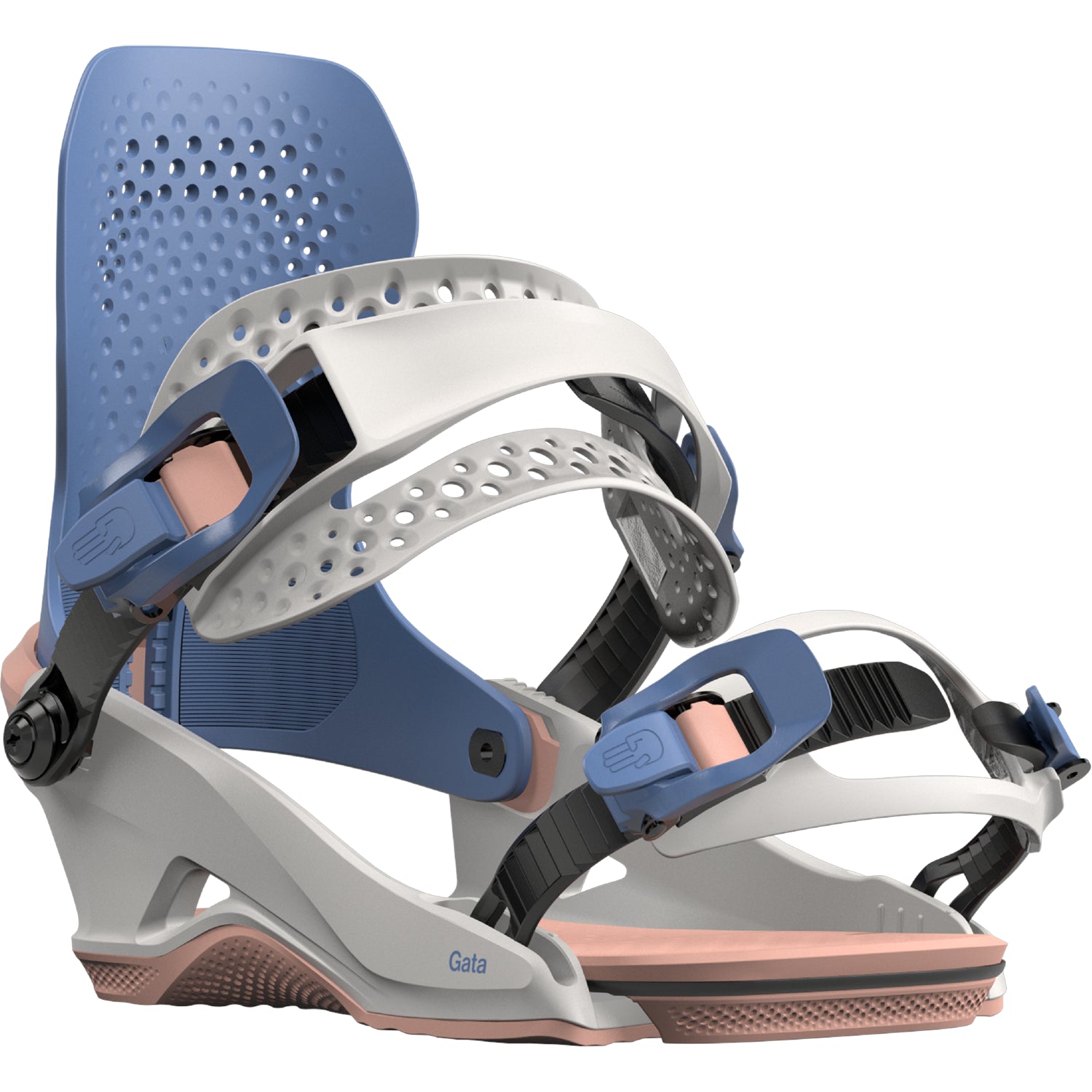 2024 Women's Blue Gata Bataleon Snowboard Bindings Front