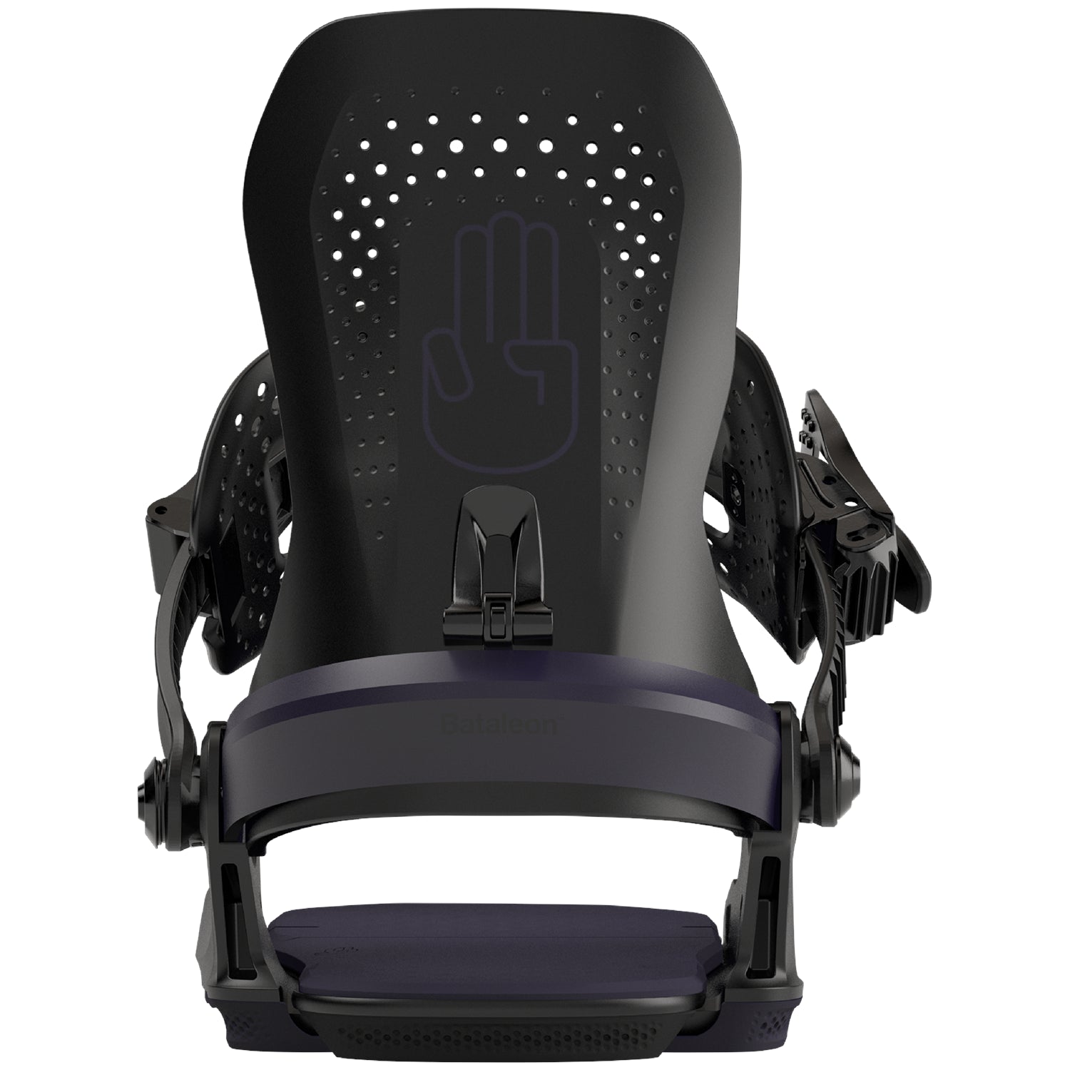 2025 Women's Black Gata Bataleon Snowboard Bindings Highback