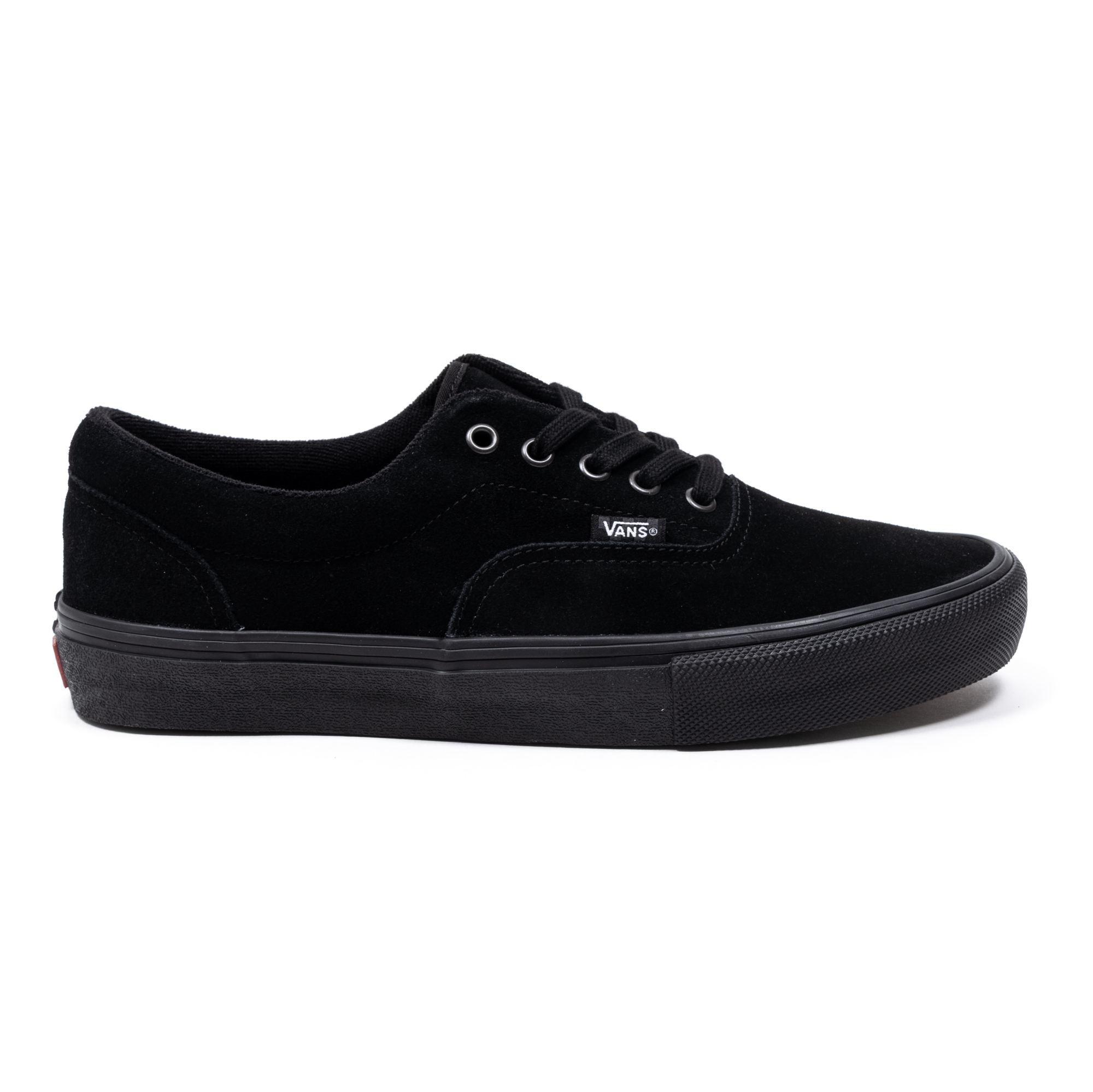 All black Vans Era skate shoe
