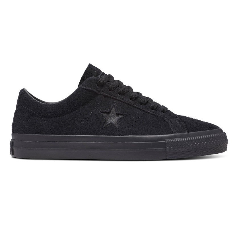 Black/Black/Black One Star Pro OX Cons Skate Shoe