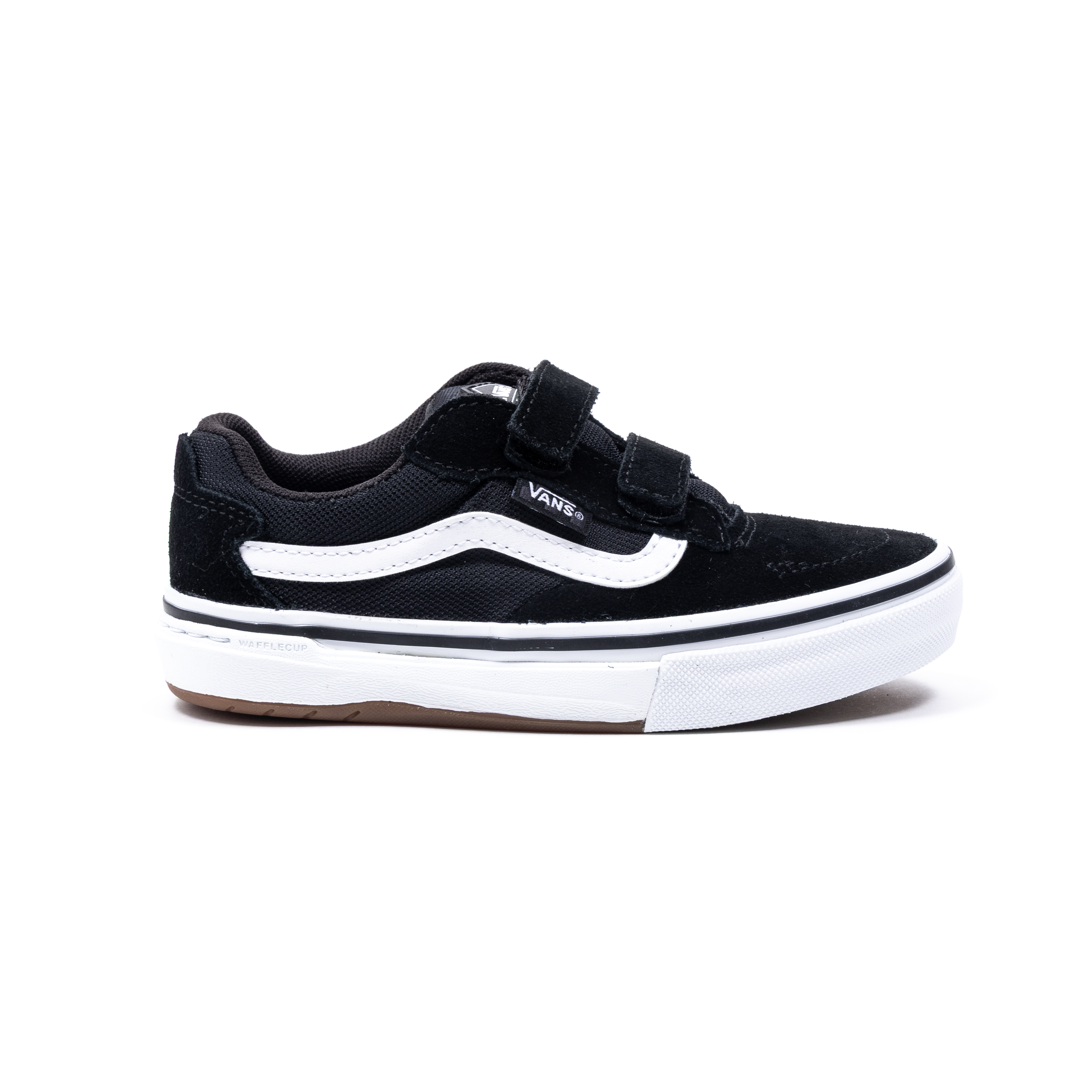 Vans Skate Kids Kyle Walker Wafflecup Skateboard Shoe - Black/White