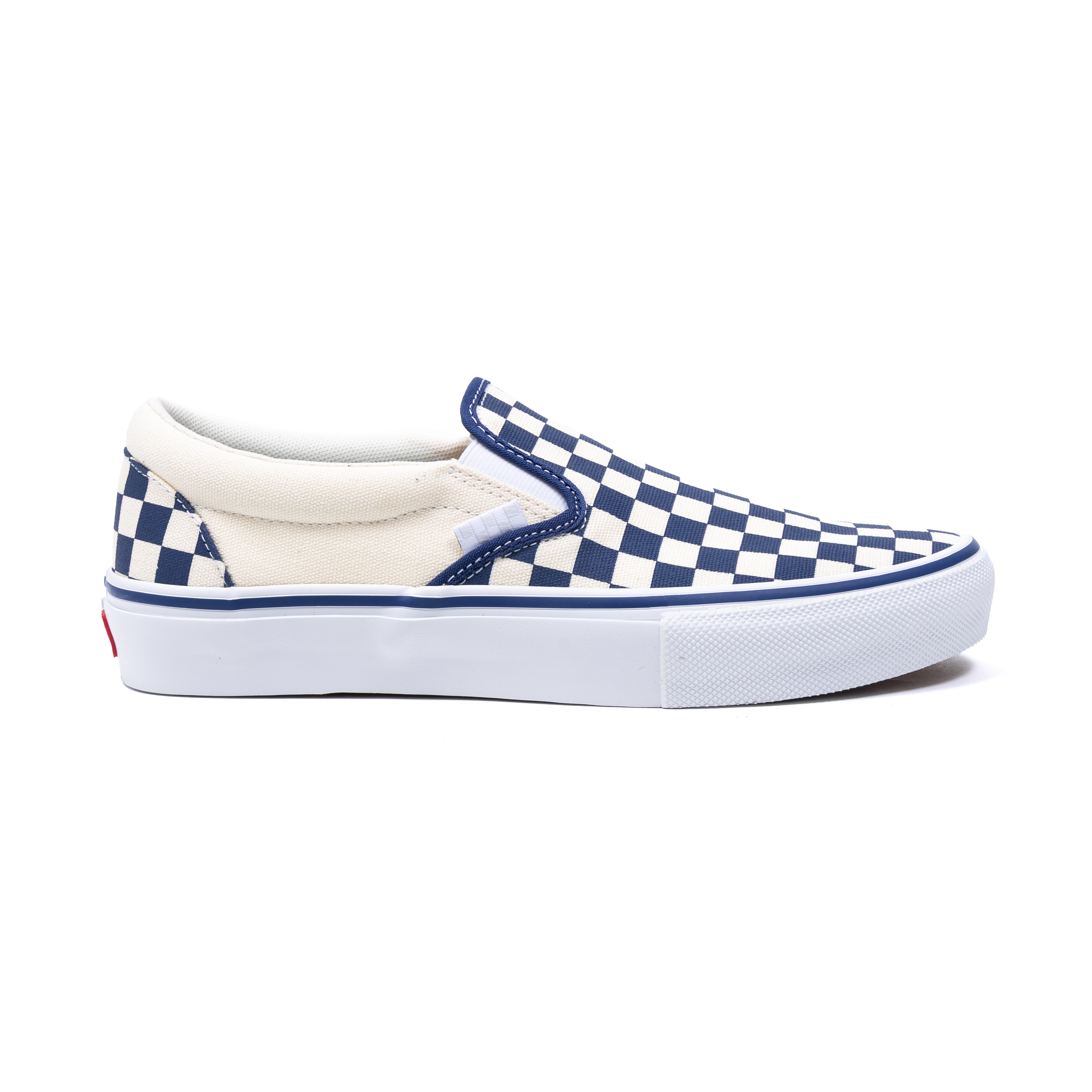 Vans Skate Slip-On Skateboard Shoe - Blue Checkerboard