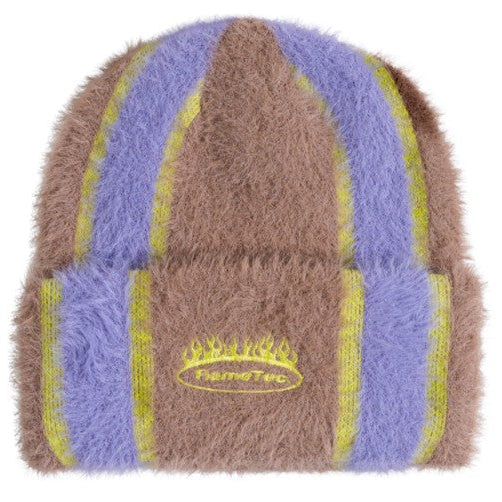 Corduroy Flametec Mohair Beanie - Brown