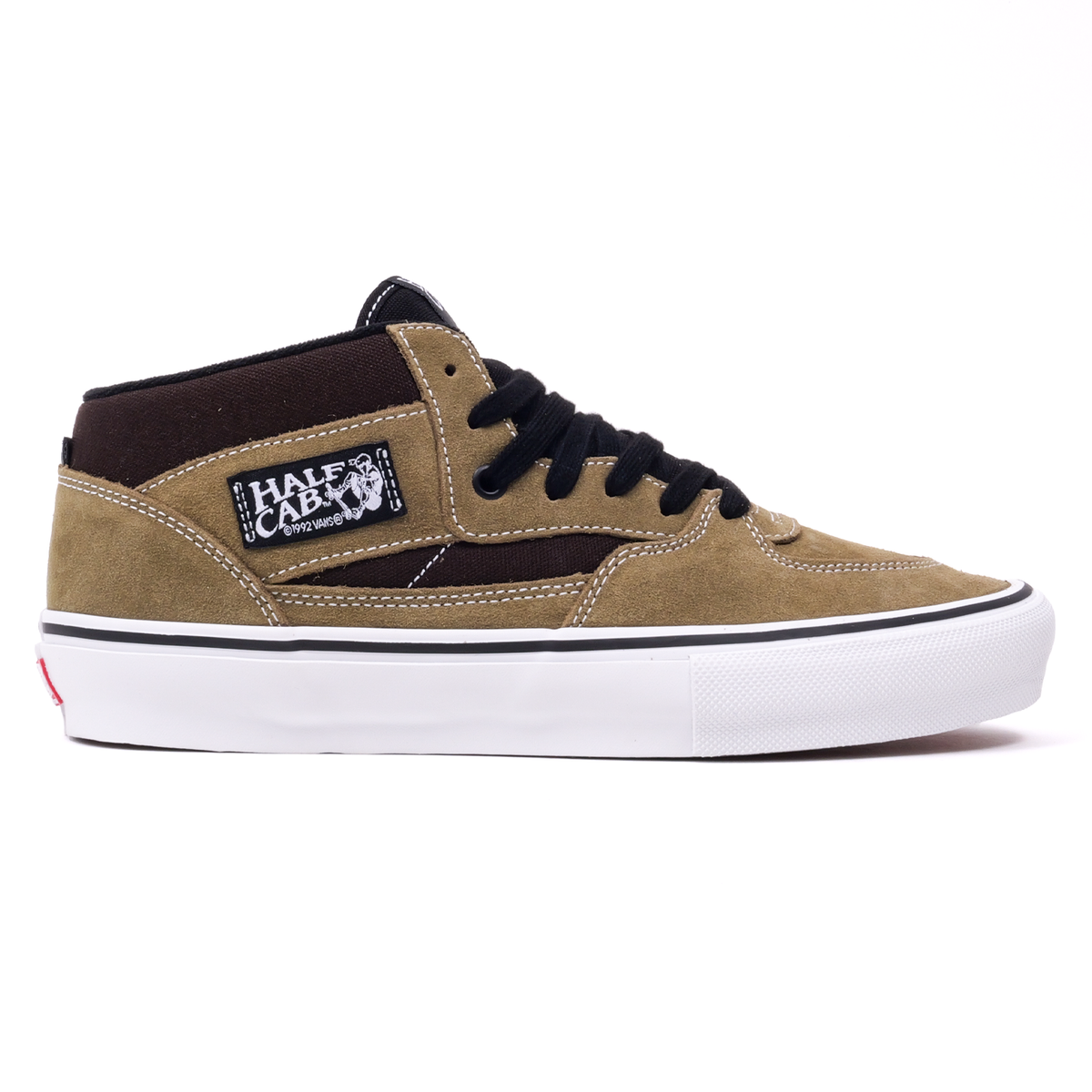 Vans Skate Half Cab Skateboard Shoe - Olive Brown