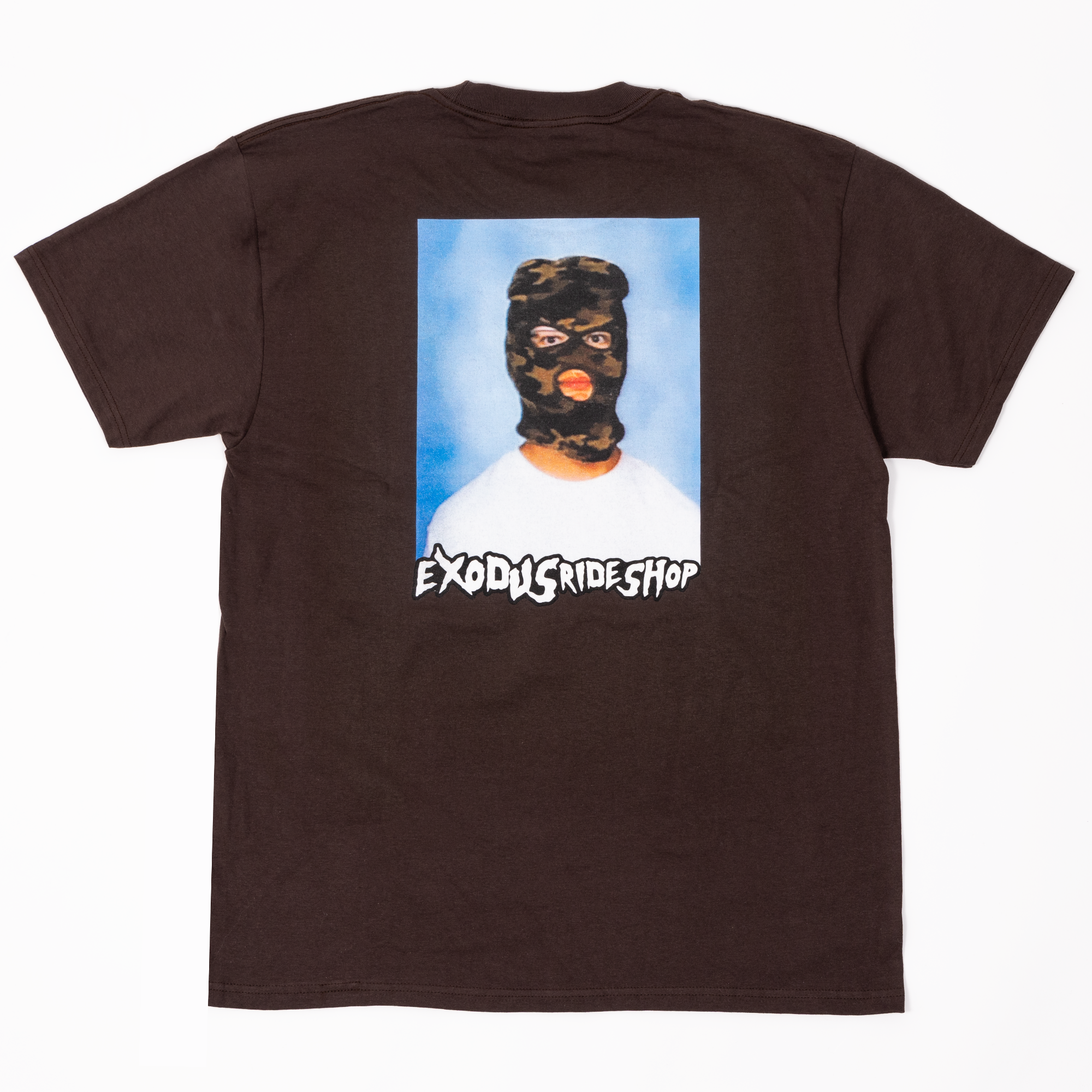 Brown Exodus Skimask Tee