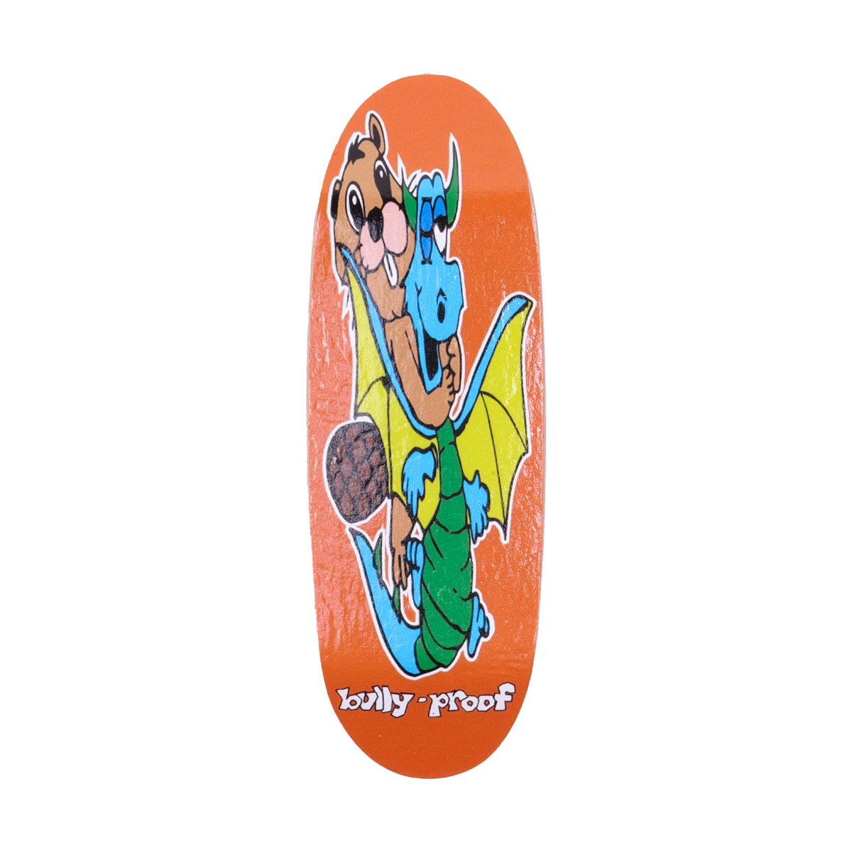 False Alarm RNC Orange Fingerboard Deck - Football Shape