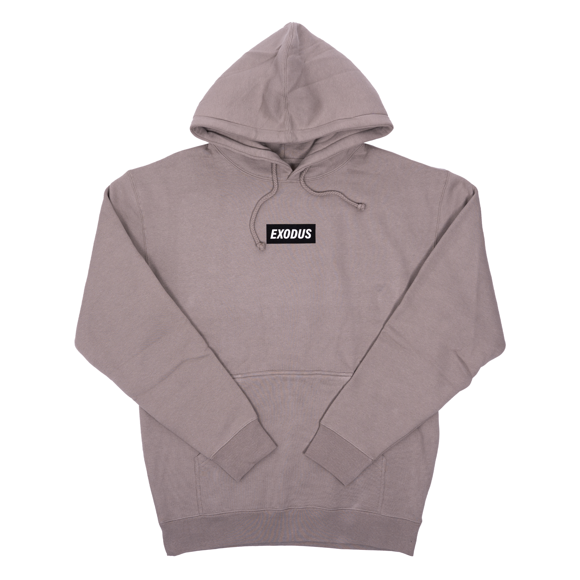 Exodus Box Logo Pullover Hoodie - Cement