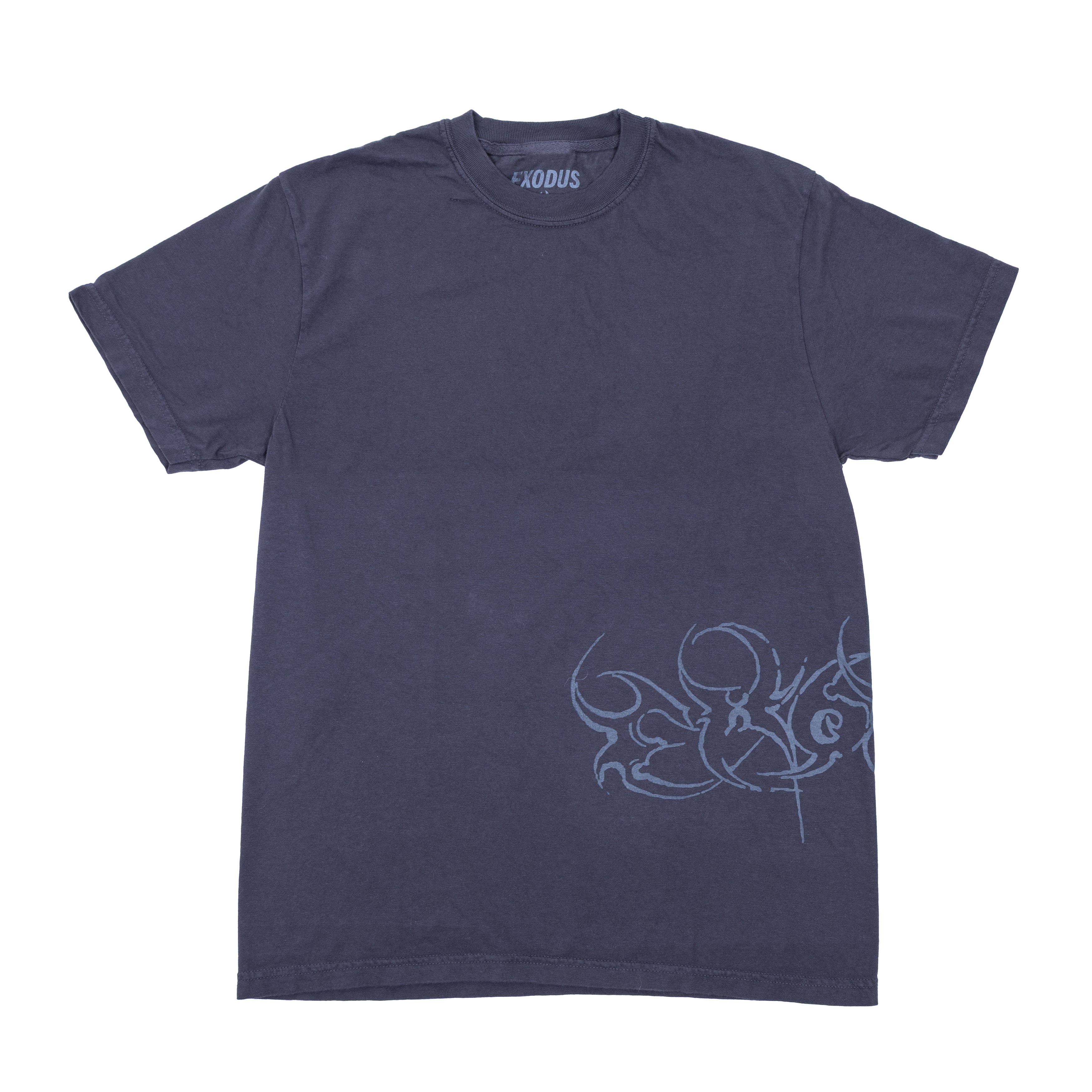Exodus Side Script Tee - Graphite