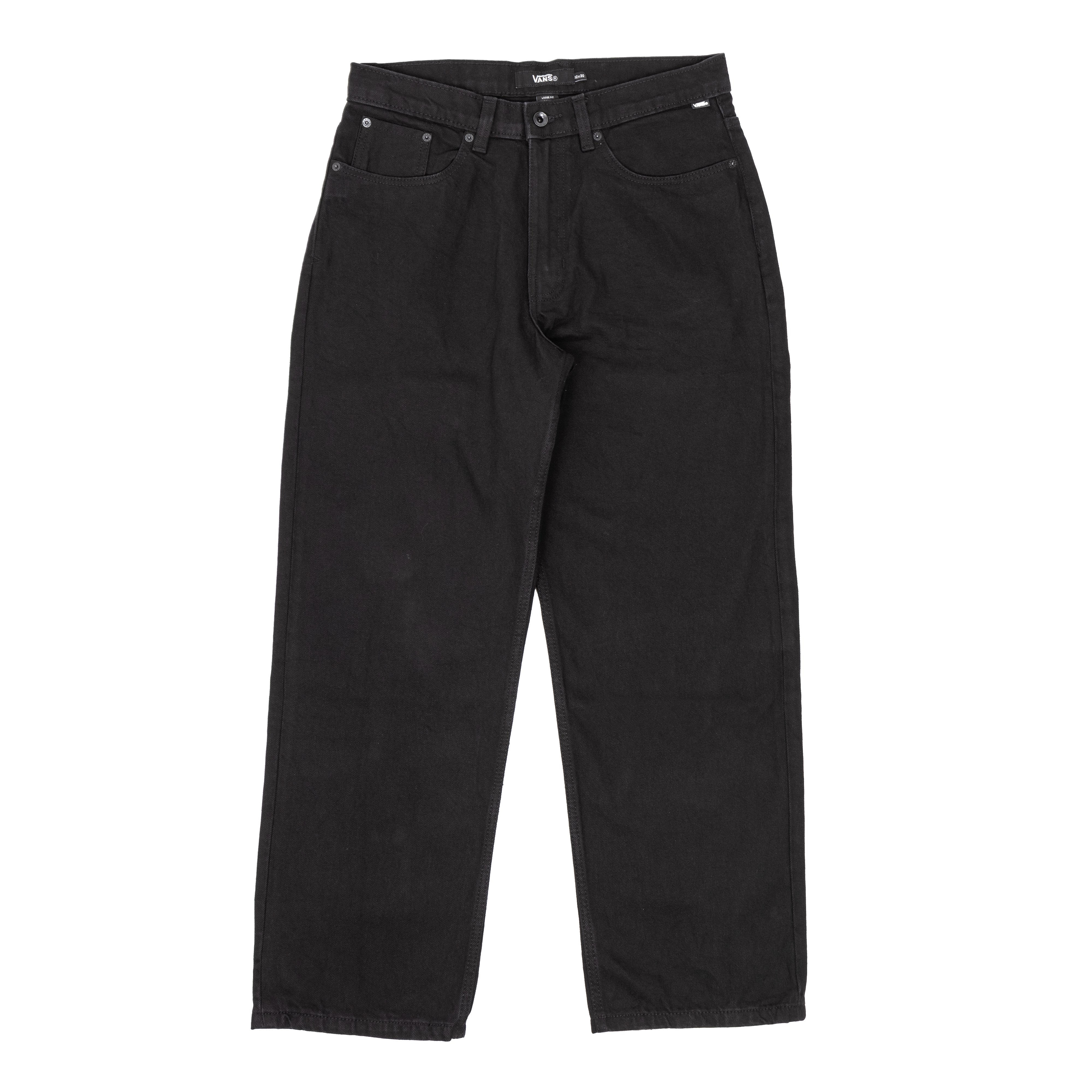 Vans Check-5 Loose Fit Denim Pants - Black
