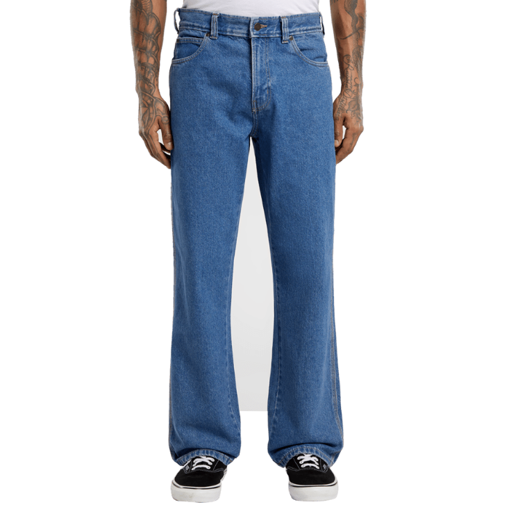 Dickies Relaxed Straight Fit Work Jeans - Classic Blue