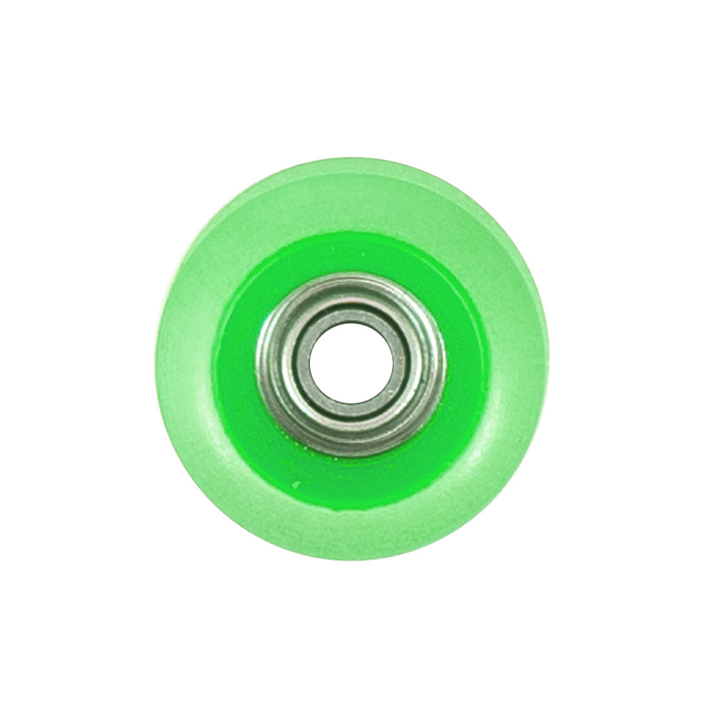 Clear Green Dual Core Peak Fingerboard Wheels