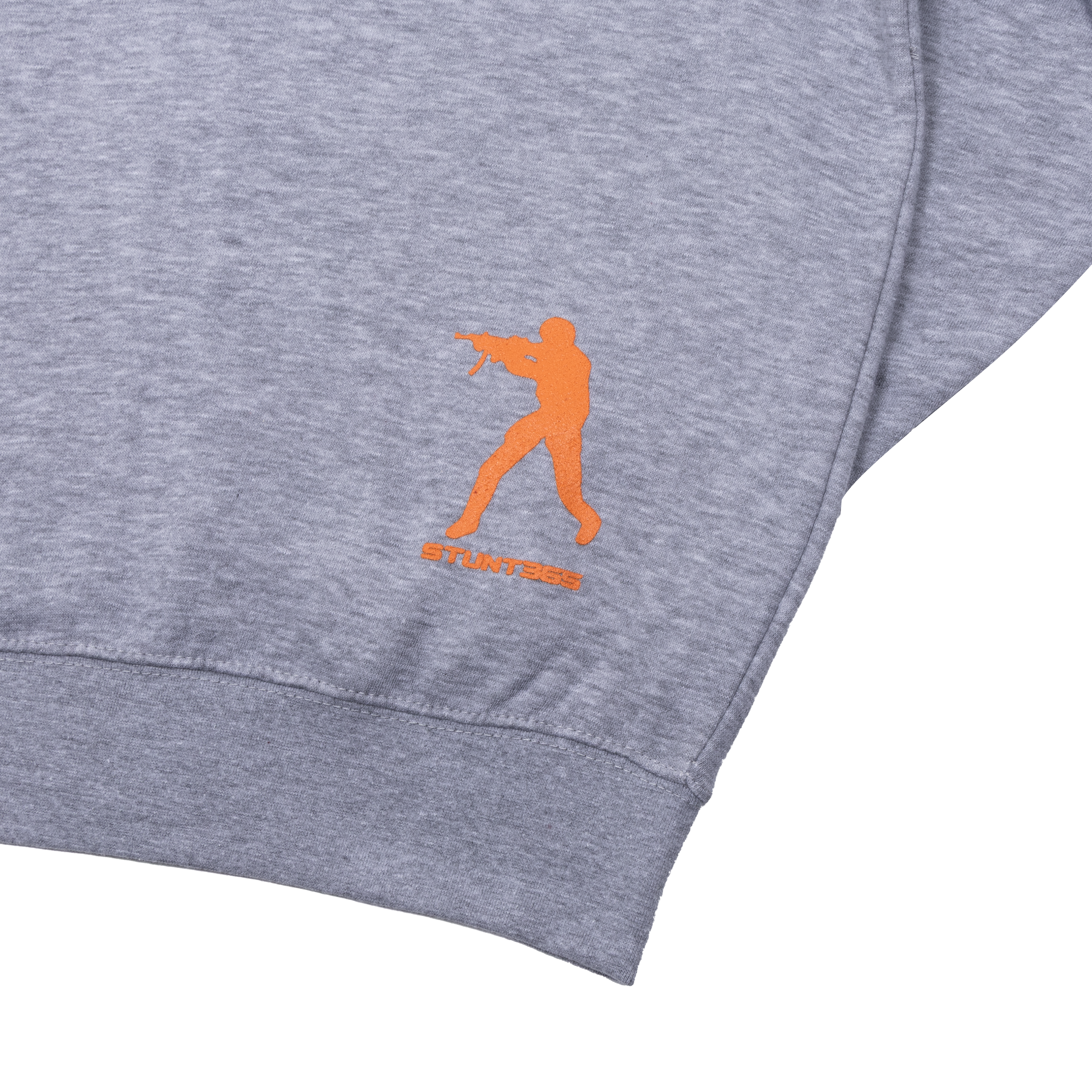 Stunt Counterstrike Zip Up Hoodie - Heather Grey