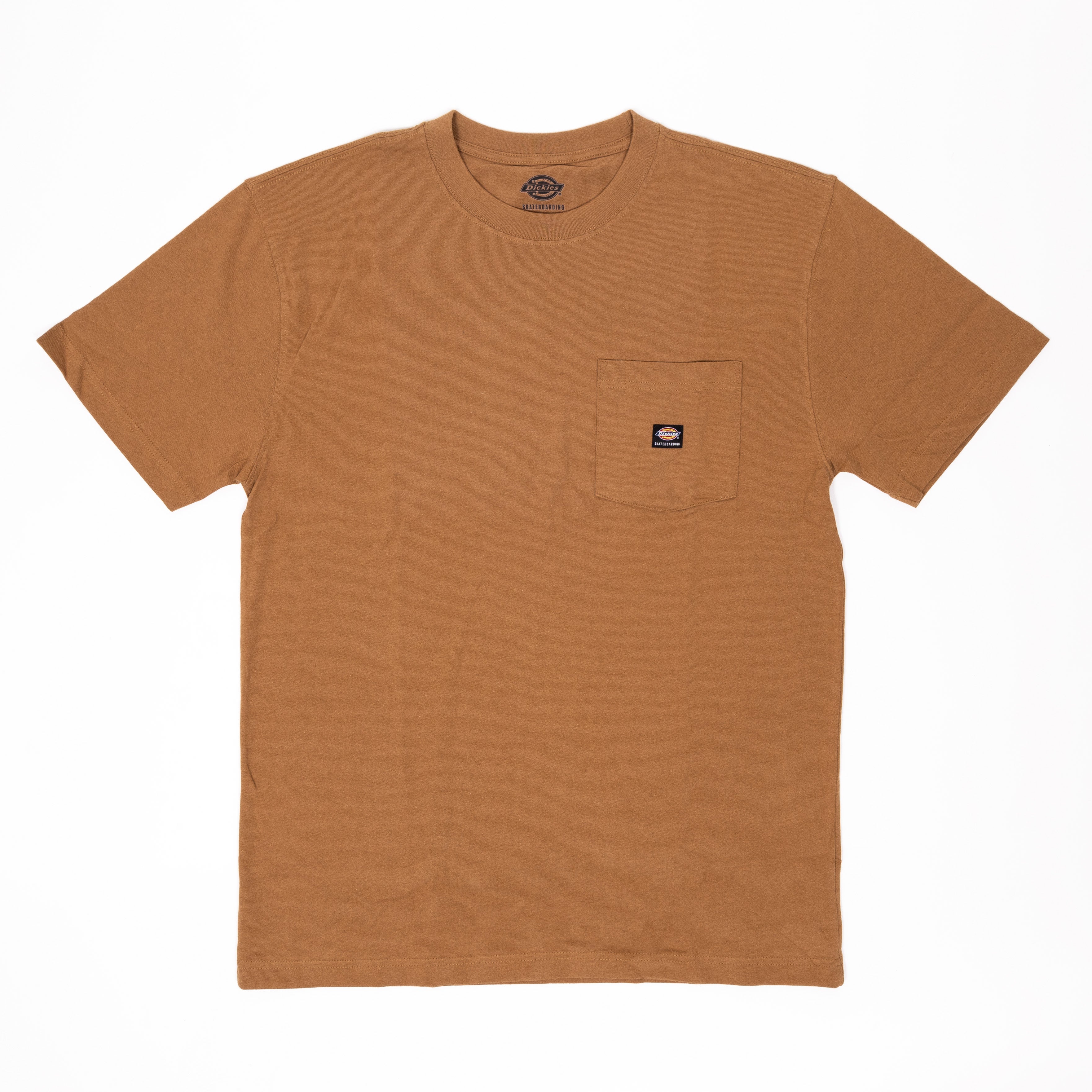 Dickies Skateboarding Heavyweight Pocket Tee - Brown Duck