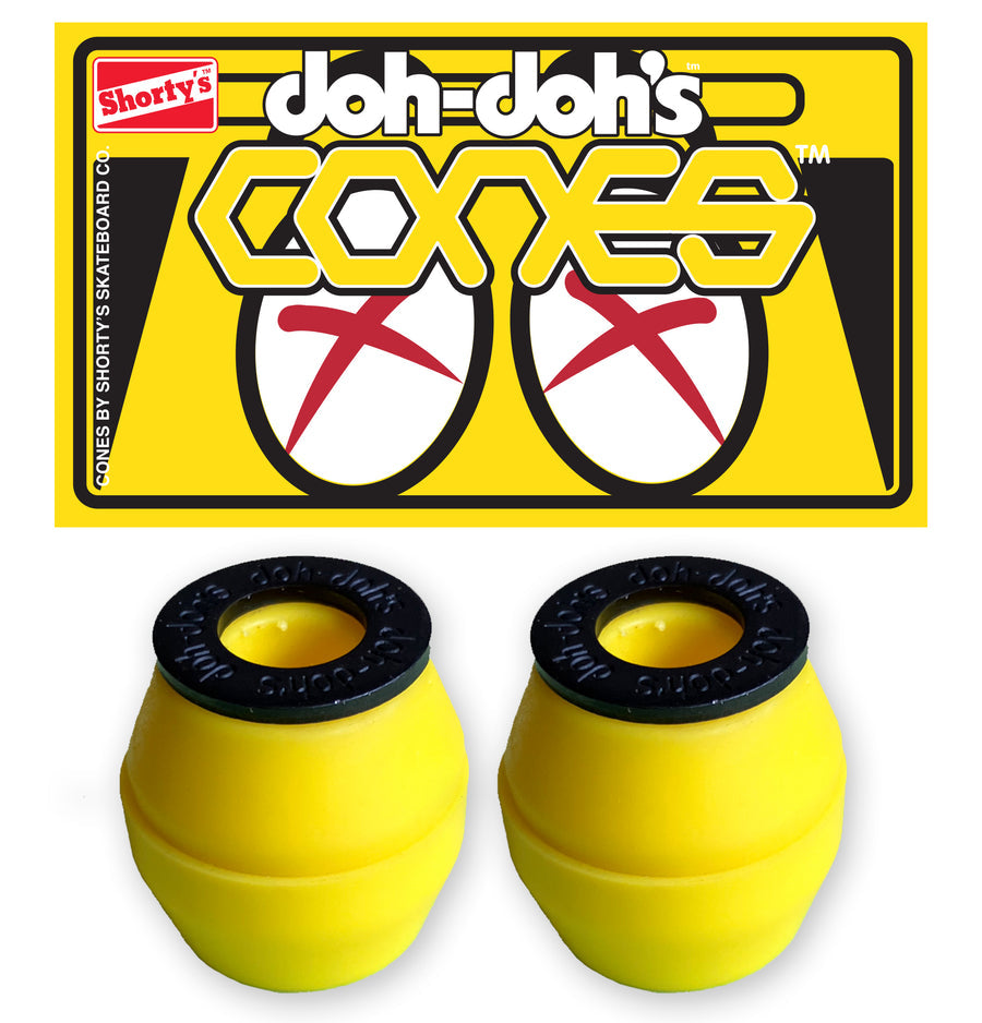 Shorty's Doh-Doh's Yellow 92a Soft Cones Bushings