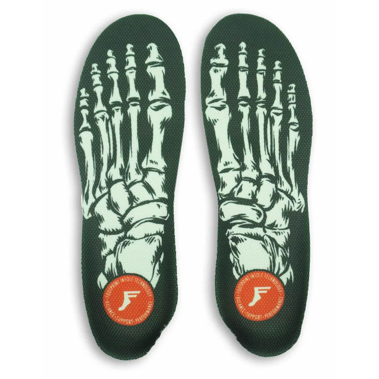 FP Gamechangers Infinity Foam High Profile Insoles - Black Skeleton