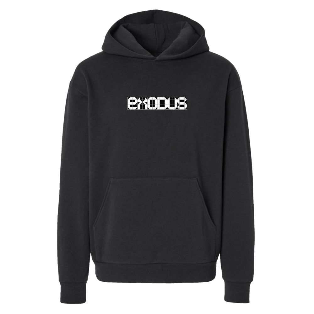 Exodus Geometric Hoodie - Black