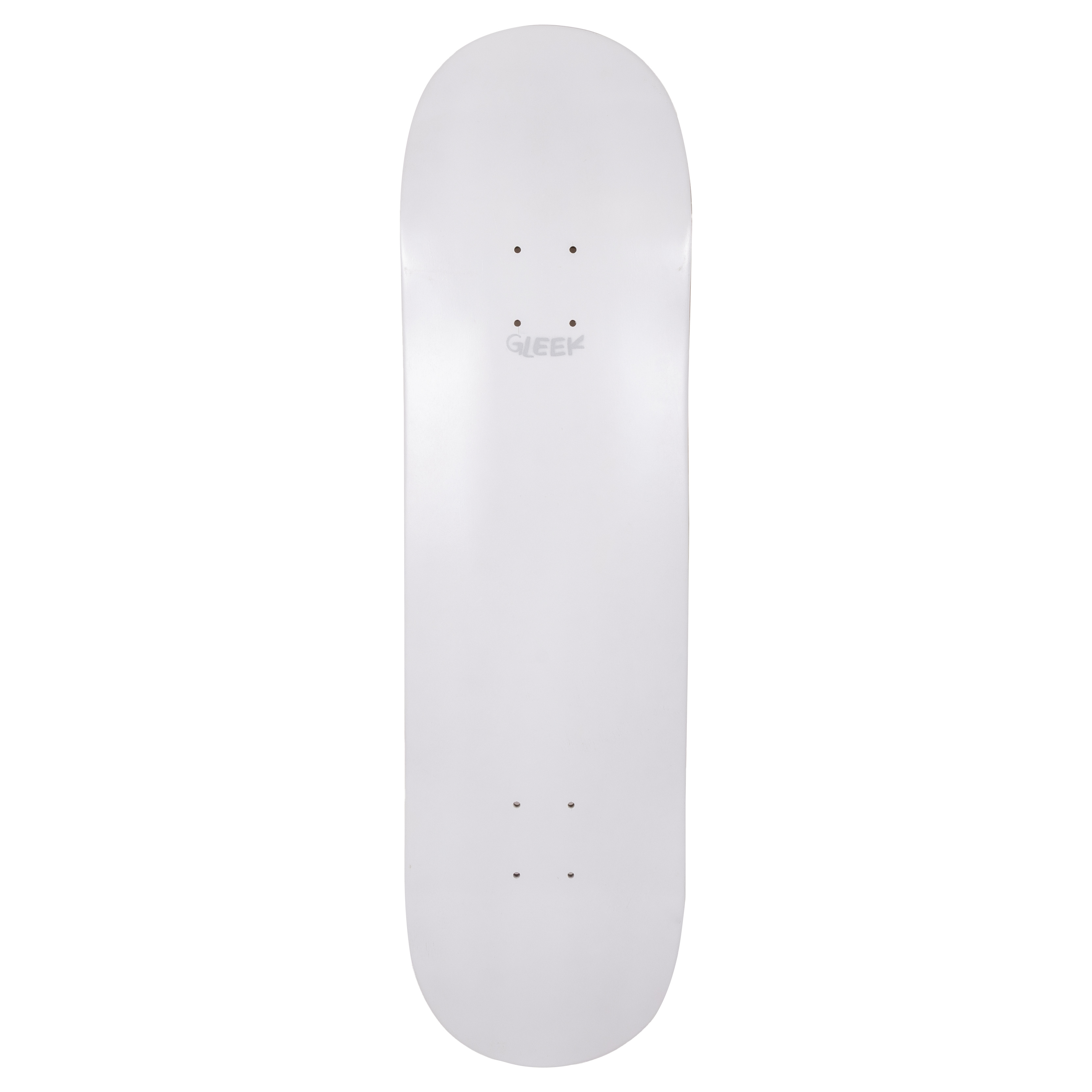 Gleek Popsicle Skateboard Deck - White