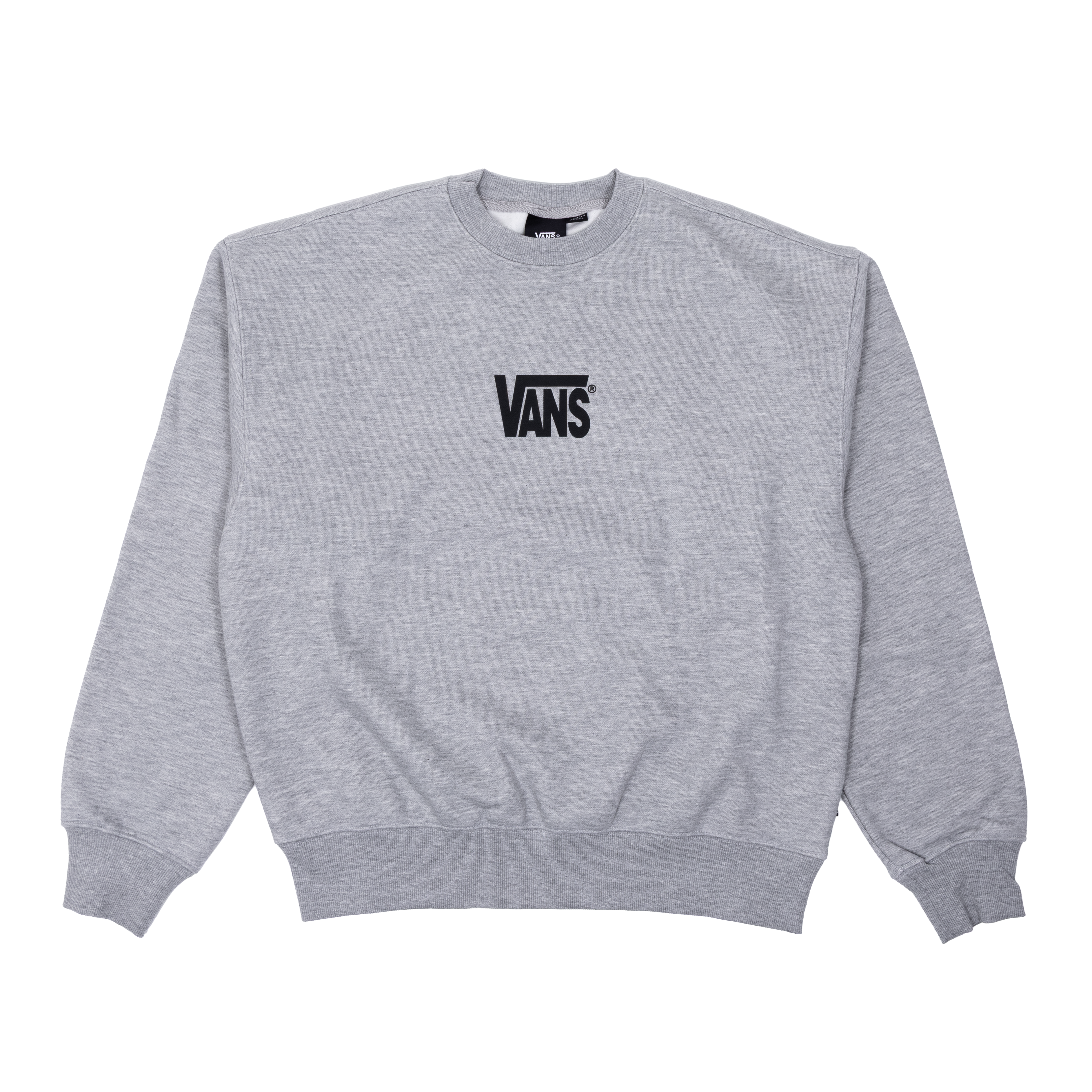 Vans Stretch Logo Crewneck - Cement Heather