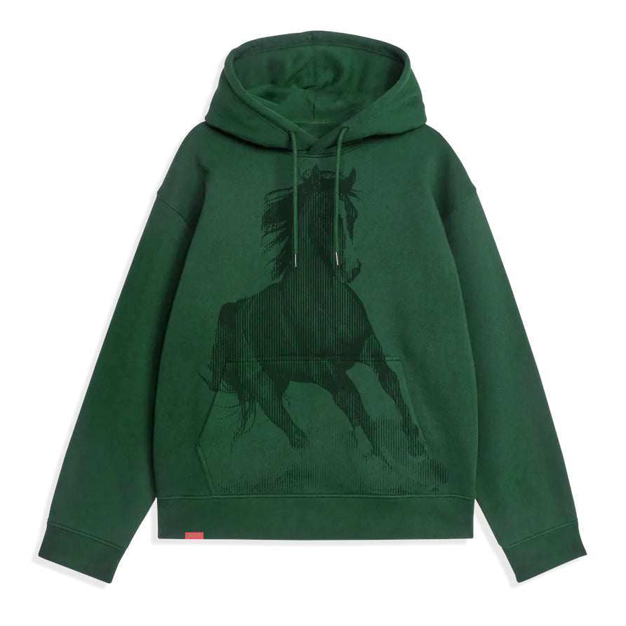 Alpine Green Jacuzzi Unlimited Horse Hoodie