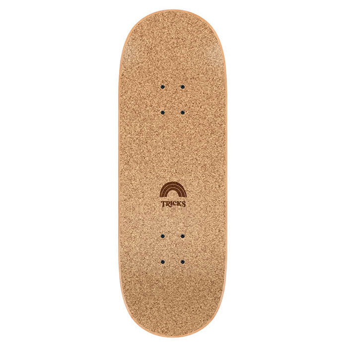Tricks Ying Yang Flowers Kids Complete Skateboard W/Cork Top