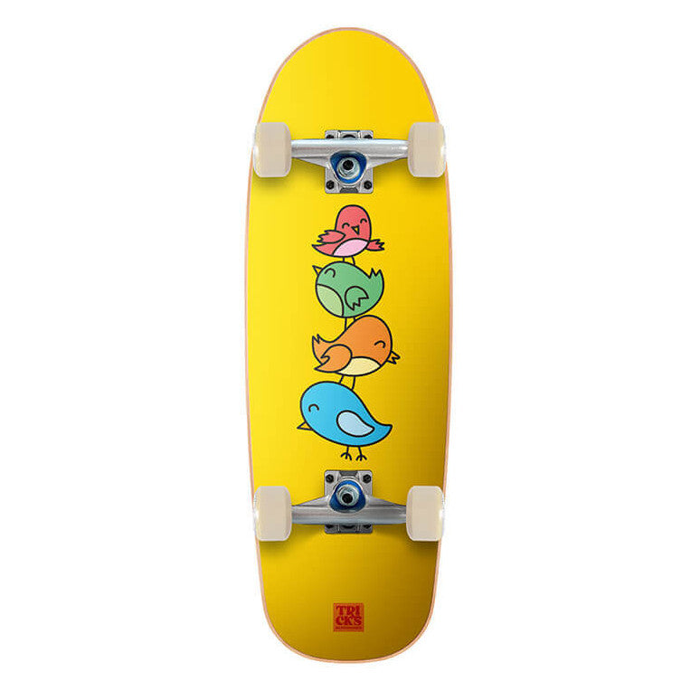 Tricks Birds Kids Complete Skateboard W/Foam Top